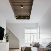 Hudson Valley Lighting - Saturn 45" LED Chandelier, Aged Brass Finish | Bees Lighting