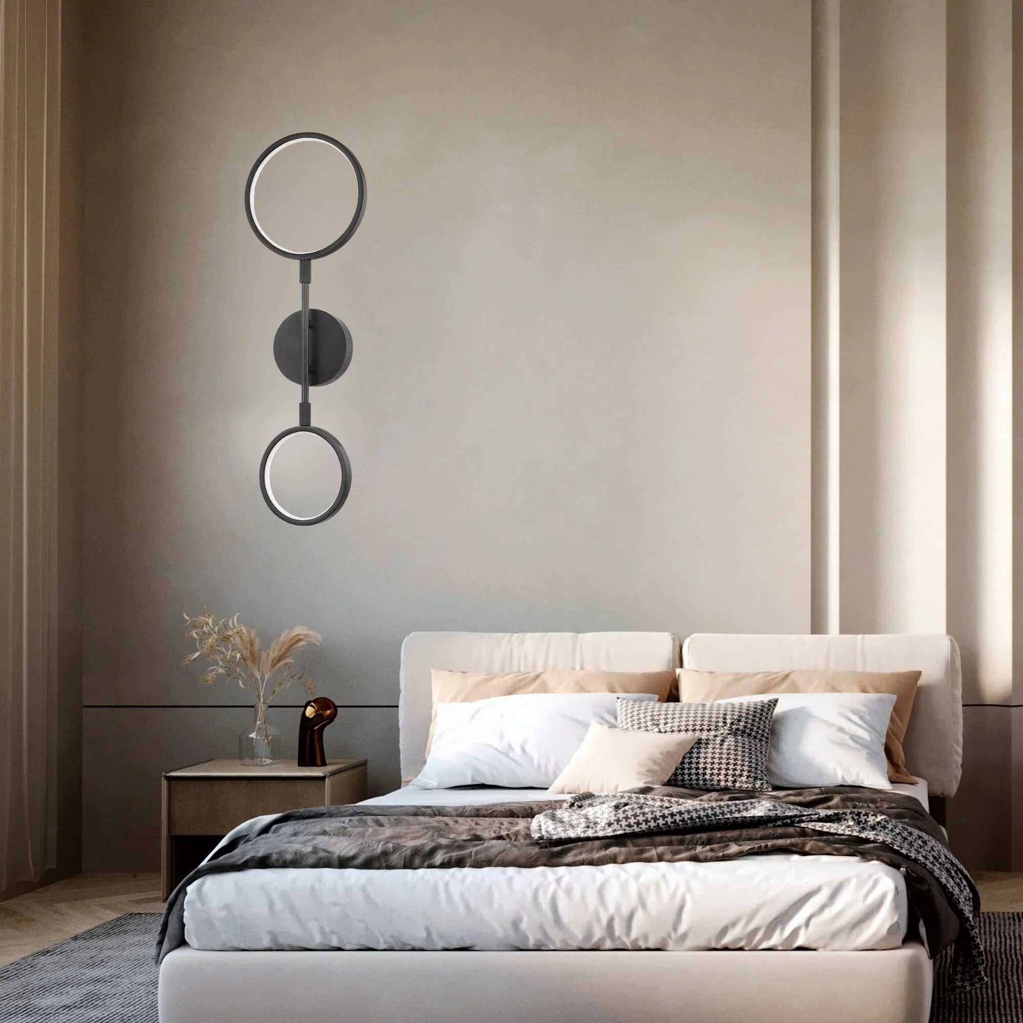 Saturn 24" Wall Sconce, Old Bronze Finish