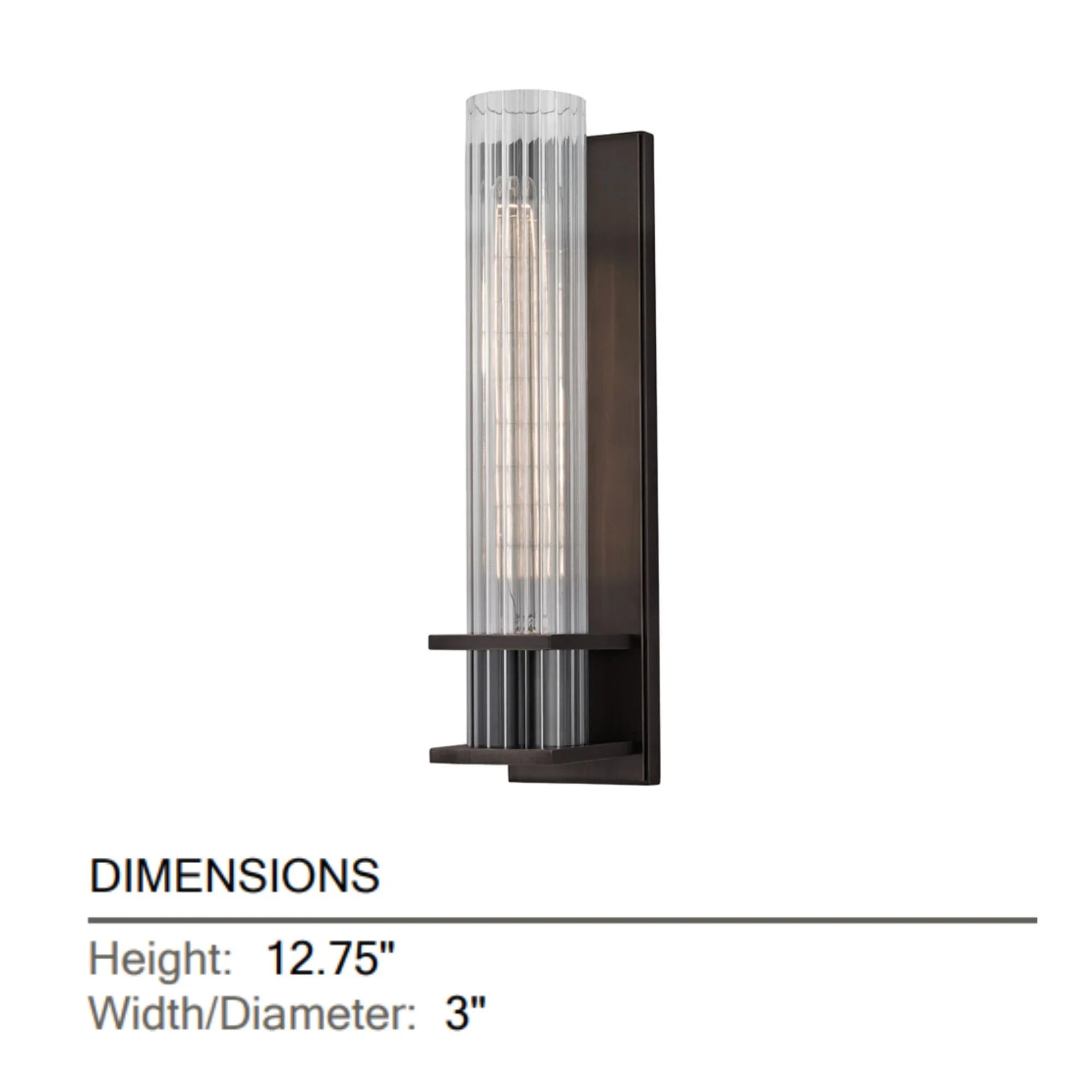 Sperry 13" Wall Sconce, Old Bronze Finish