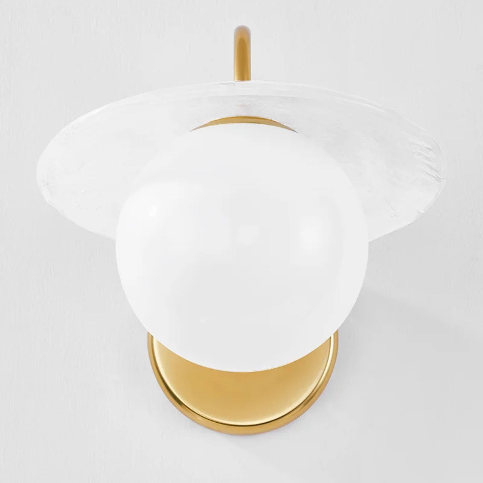Stampford 11" Wall Sconce, Aged Brass Finish
