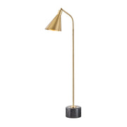 Stanton 54" Floor Lamp, Aged Brass Finish