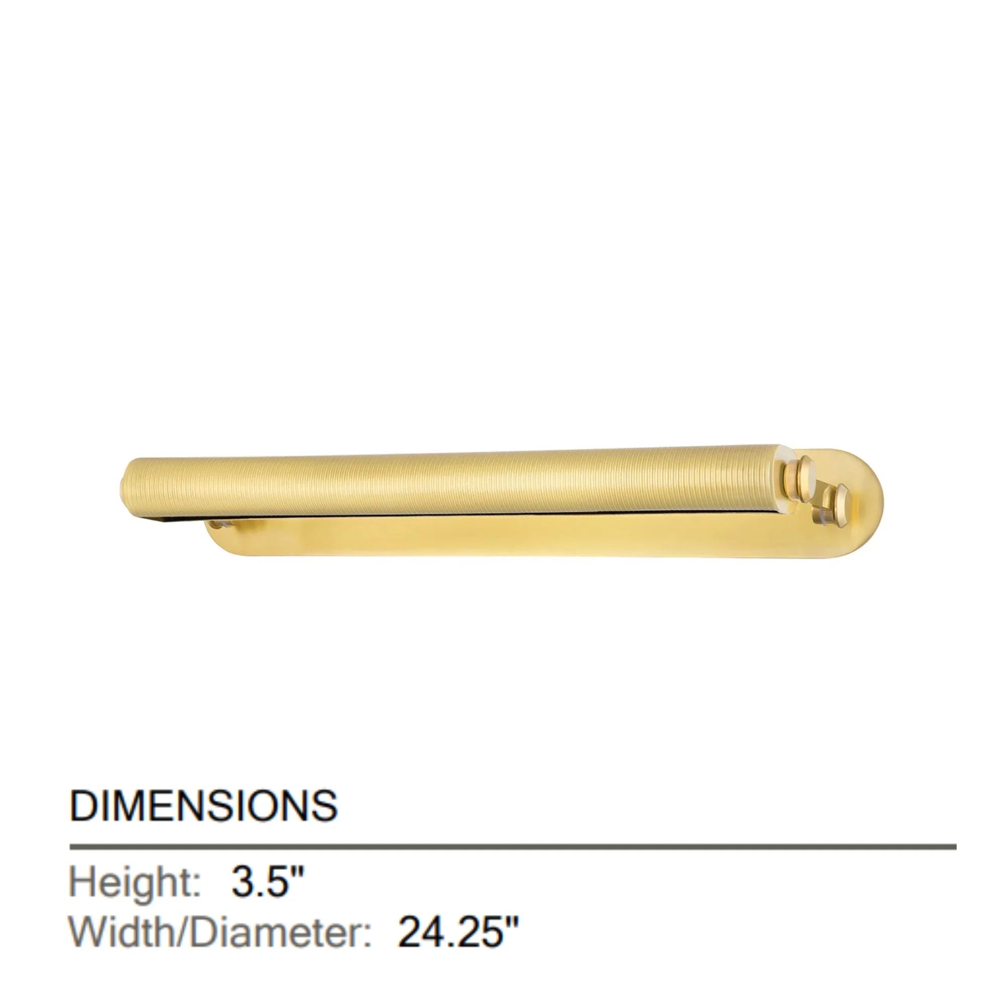 Hudson Valley Lighting - Stockport 24" 2-Light Picture Light, Aged Brass Finish | Bees Lighting