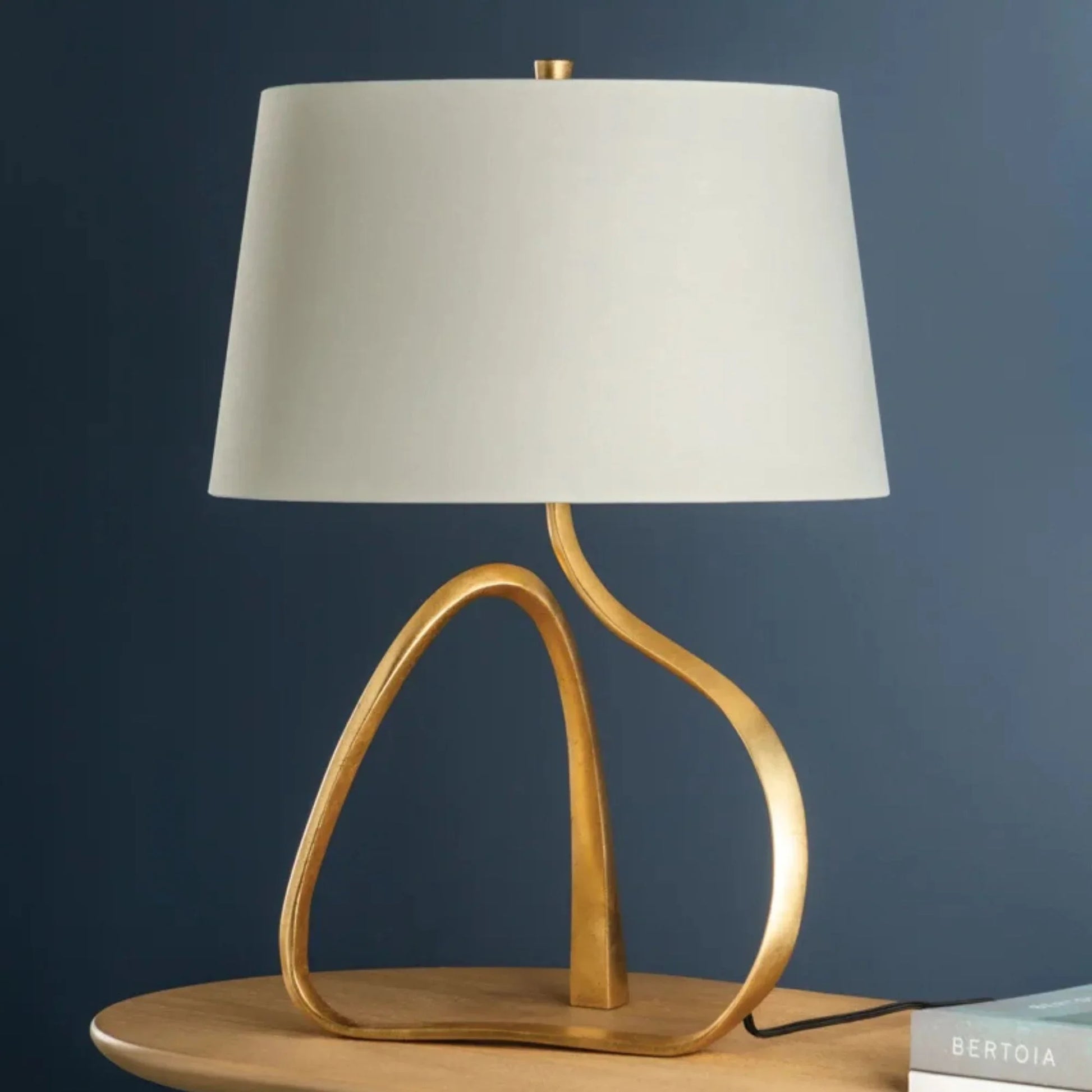 Hudson Valley Lighting - Tharold 26" Table Lamp, Vintage Gold Leaf Finish | Bees Lighting