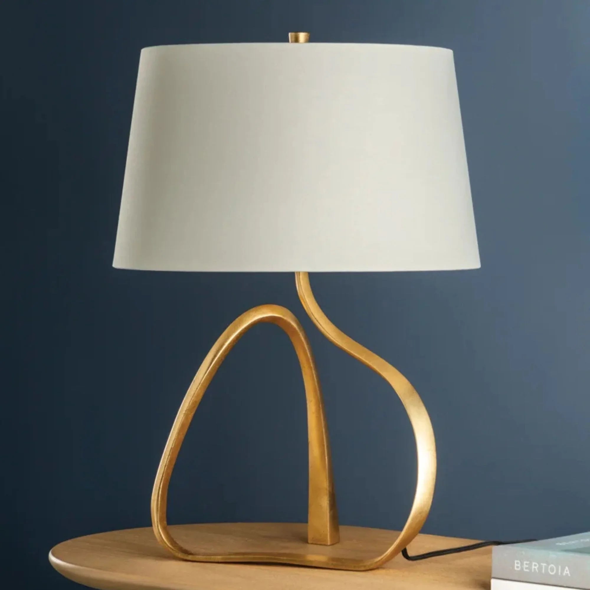 Hudson Valley Lighting - Tharold 26" Table Lamp, Vintage Gold Leaf Finish | Bees Lighting