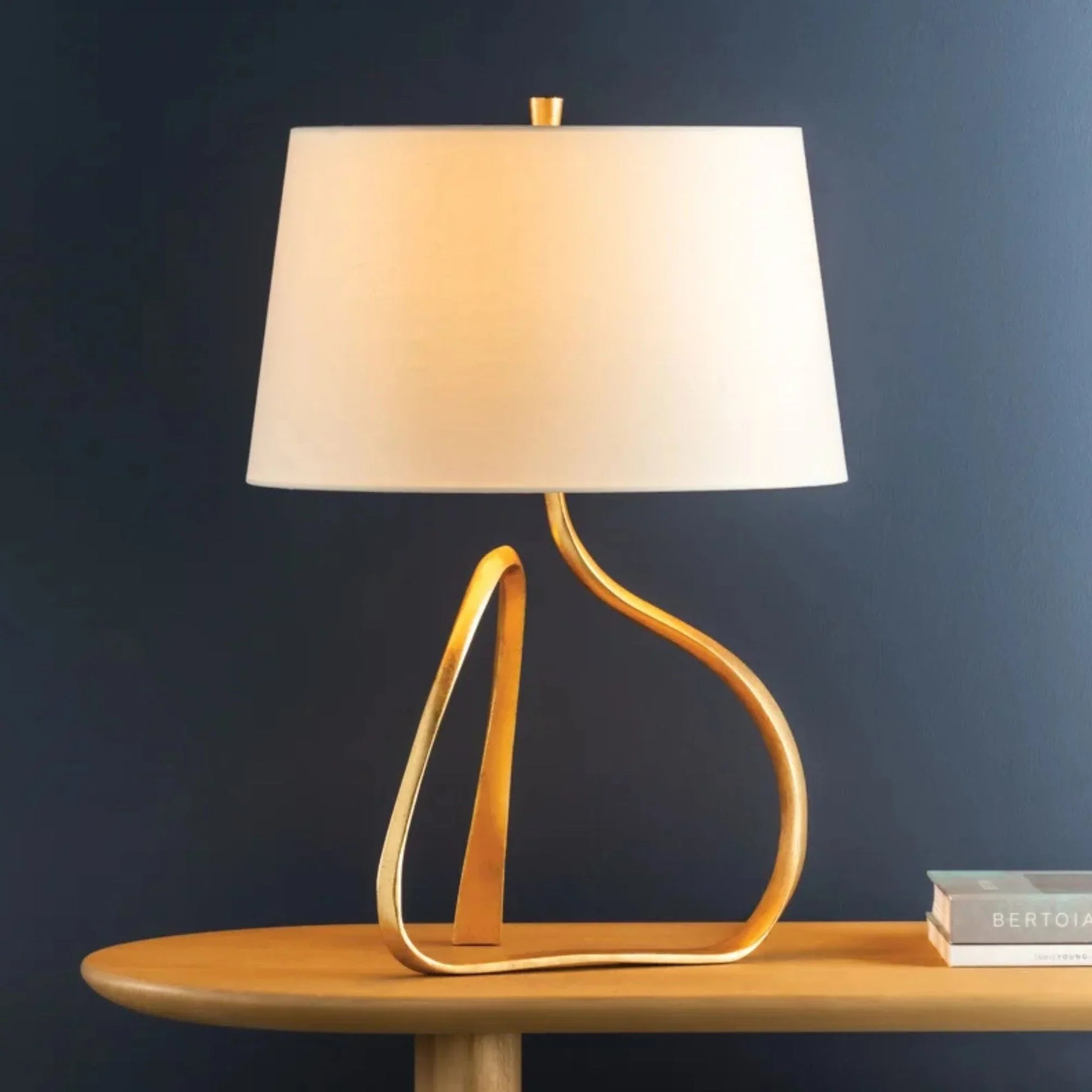 Hudson Valley Lighting - Tharold 26" Table Lamp, Vintage Gold Leaf Finish | Bees Lighting