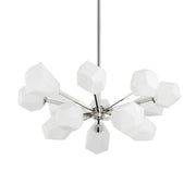 Tring 35" Chandelier, Polished Nickel Finish