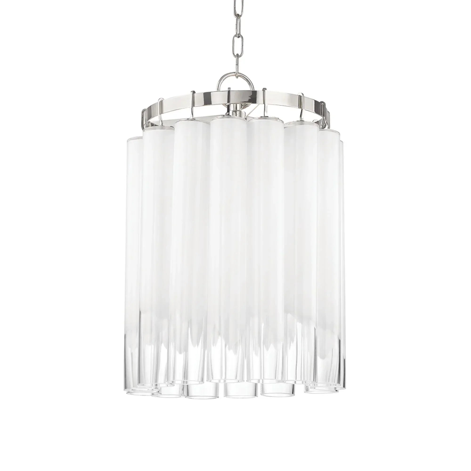 Tyrell 24" 4-Light Chandelier, Polished Nickel Finish