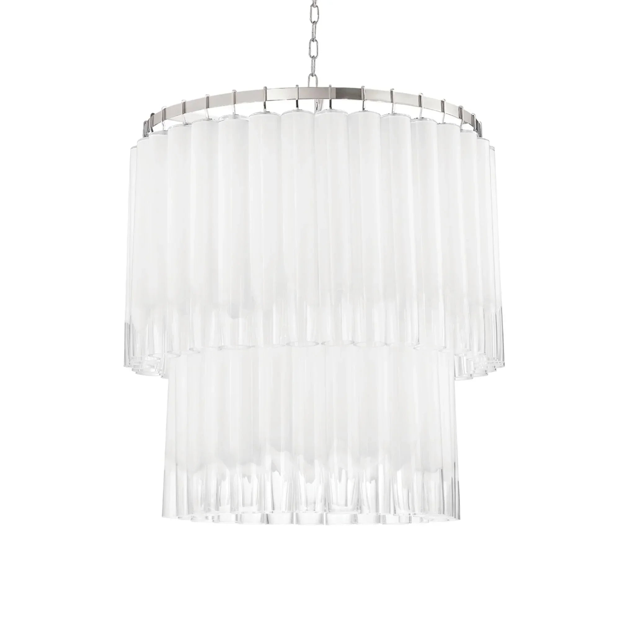 Tyrell 37" 13-Light Chandelier, Polished Nickel Finish