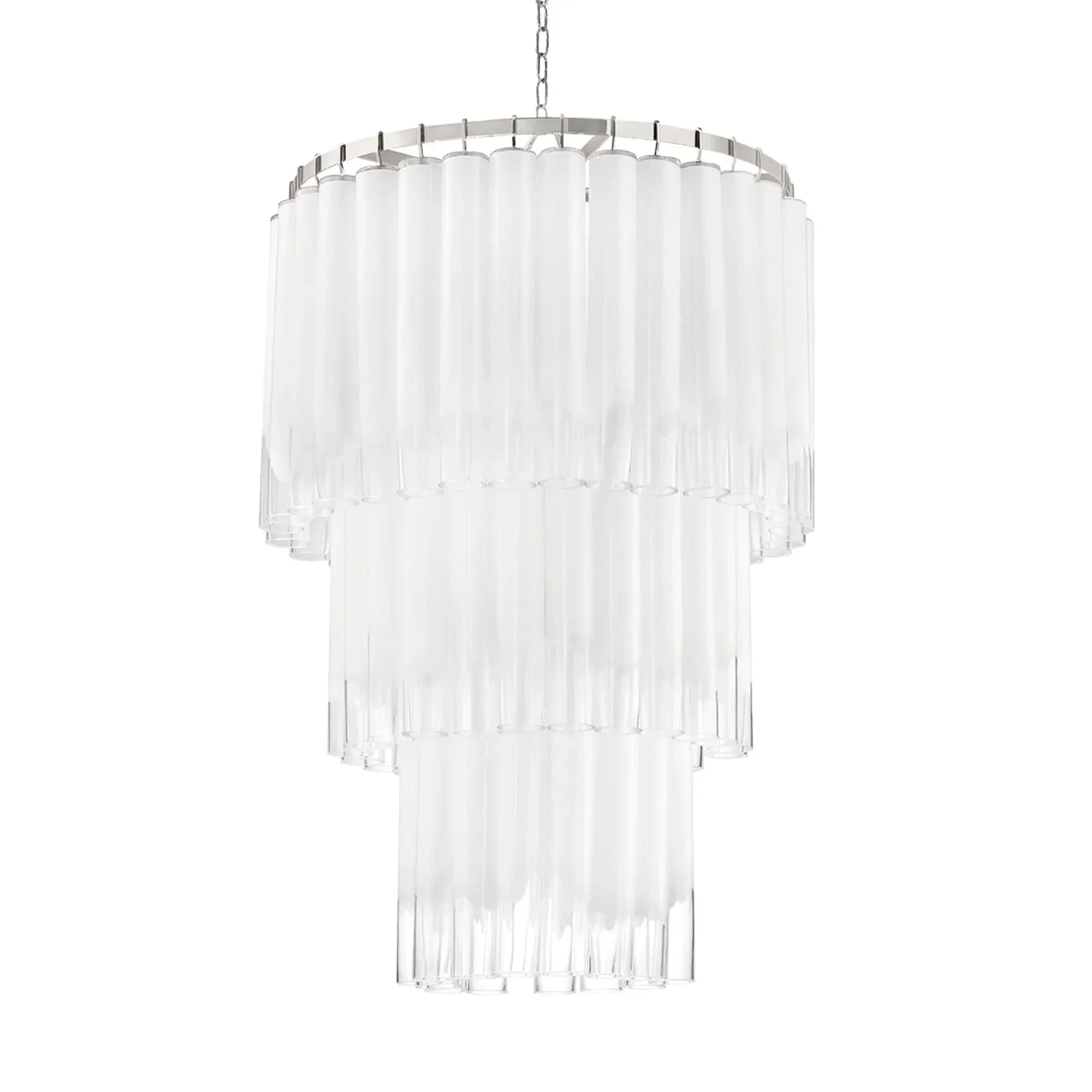 Tyrell 49" 16-Light Chandelier, Polished Nickel Finish