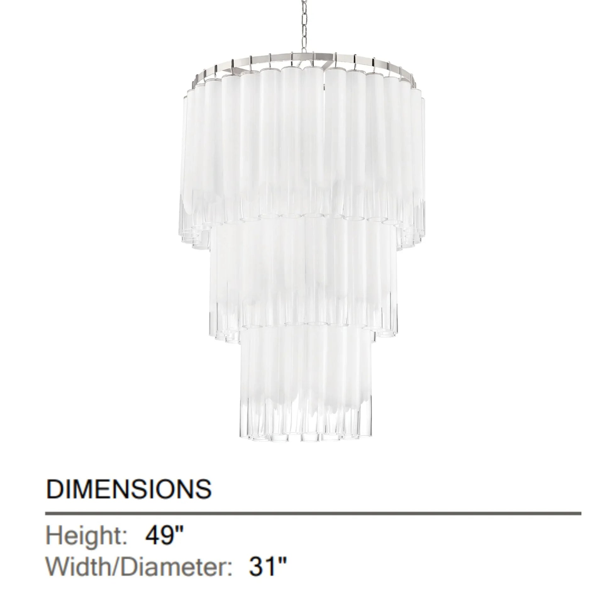 Hudson Valley Lighting - Tyrell 49" 16-Light Chandelier, Polished Nickel Finish | Bees Lighting