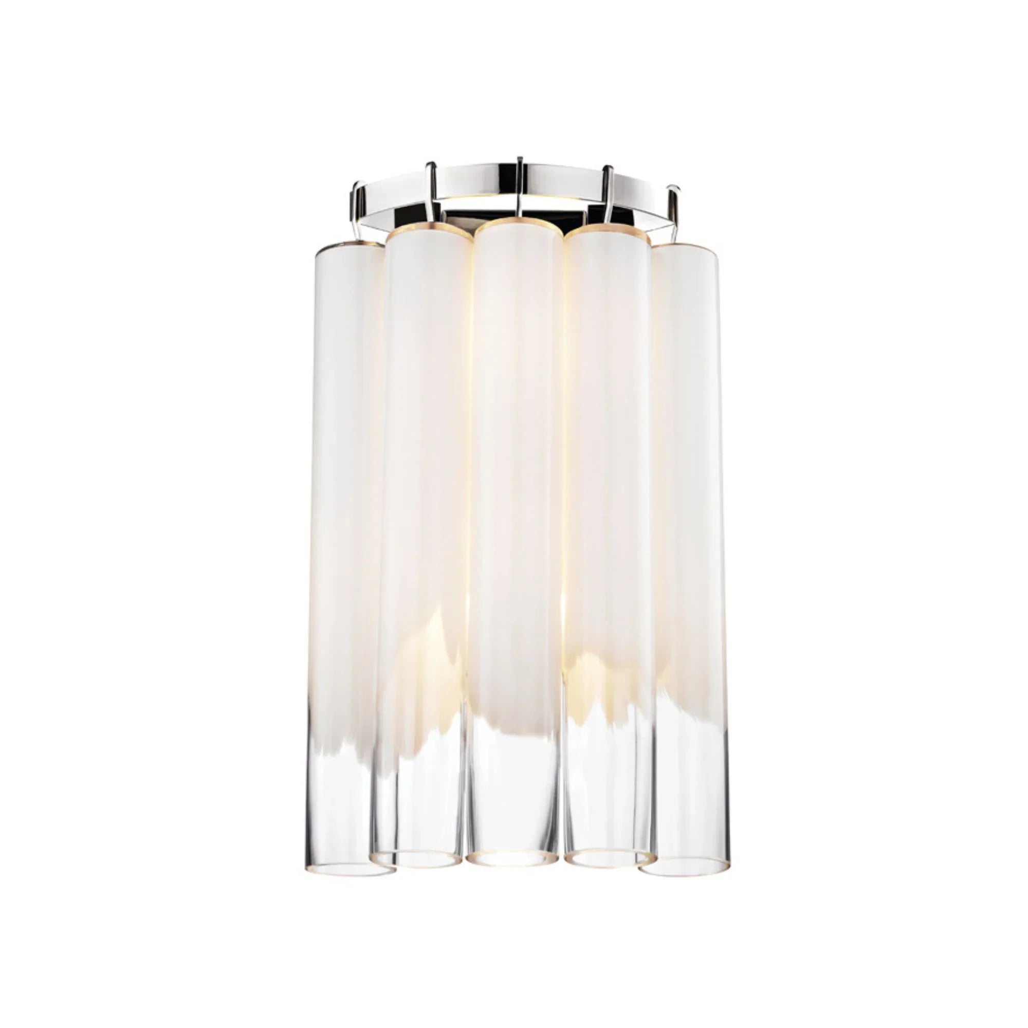 Tyrell 21" 2-Light Wall Sconce, Polished Nickel Finish
