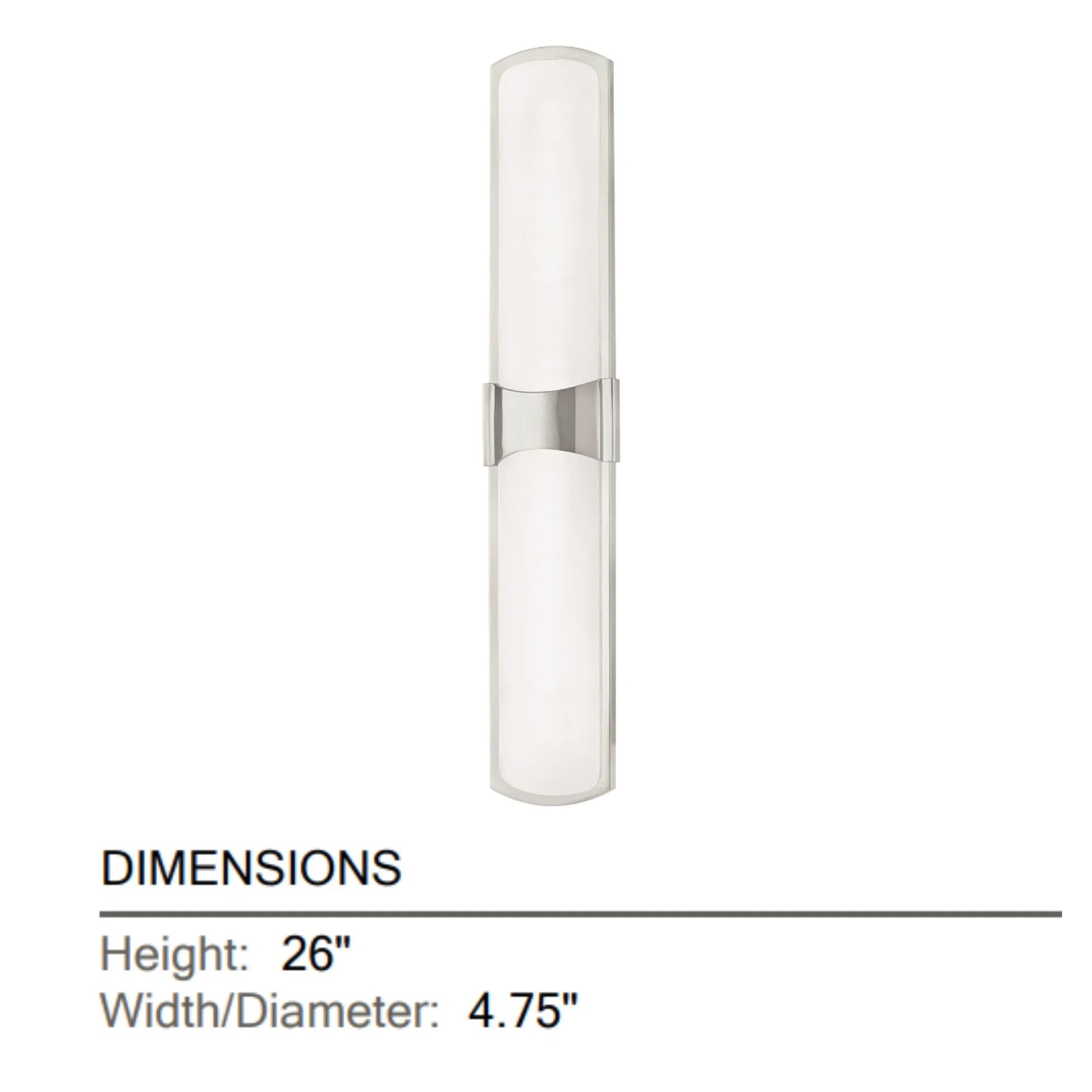 Hudson Valley Lighting - Valencia 26" LED Wall Sconce, Polished Nickel Finish | Bees Lighting