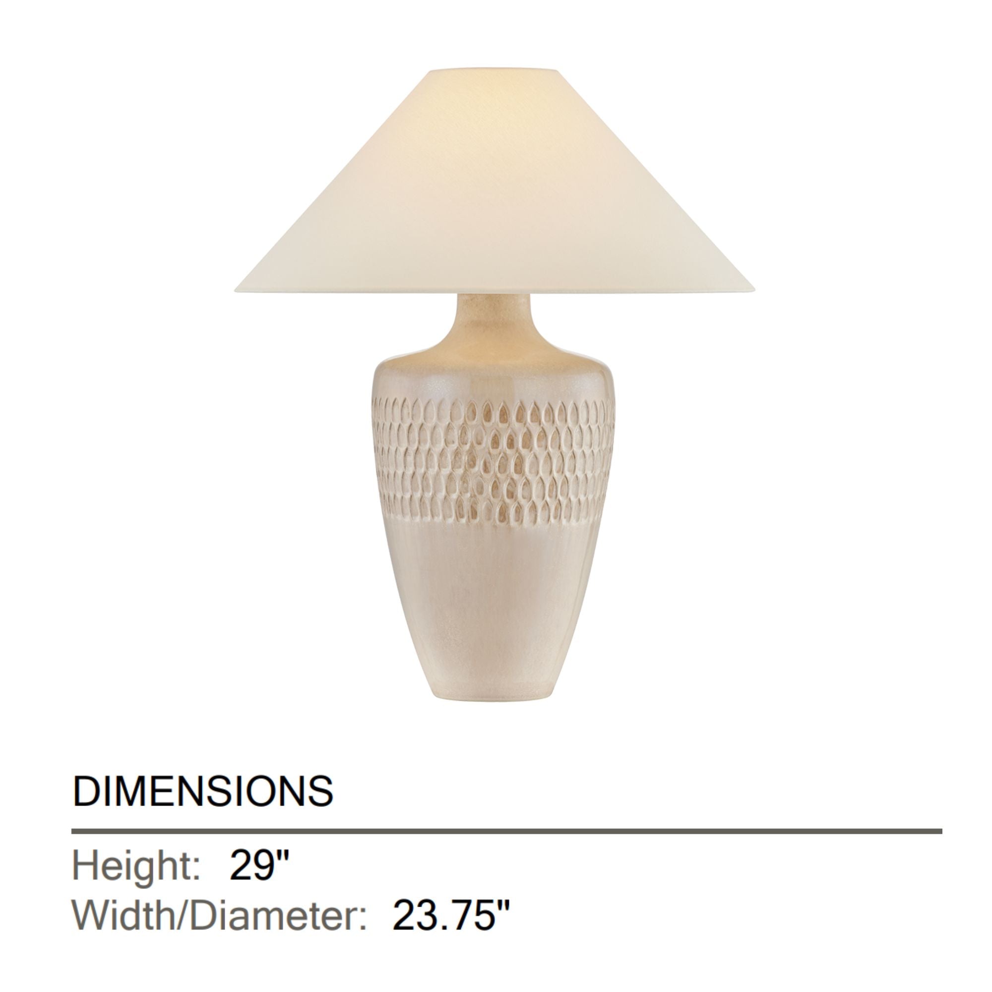 Hudson Valley Valleydale Table Lamp, Aged Brass with Ceramic Reactive Manchado & Off White Linen Shade