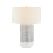 Washingtonville Table Lamp, Aged Brass/Ceramic Blue Shore Finish
