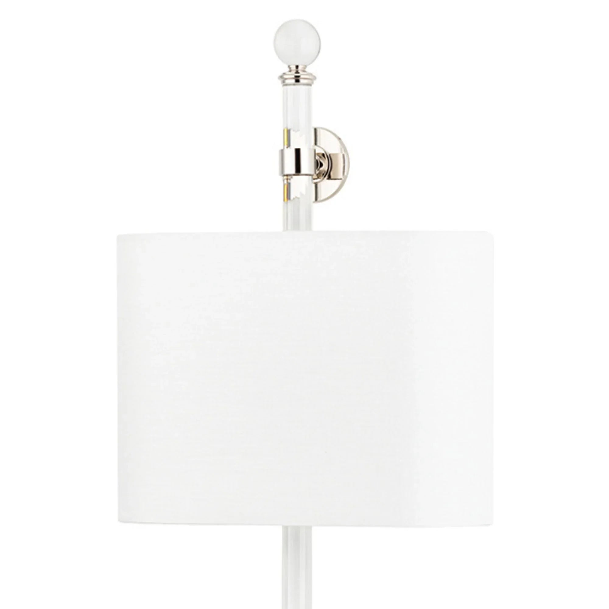 Wertham 36" 2-Light Wall Sconce, Polished Nickel Finish
