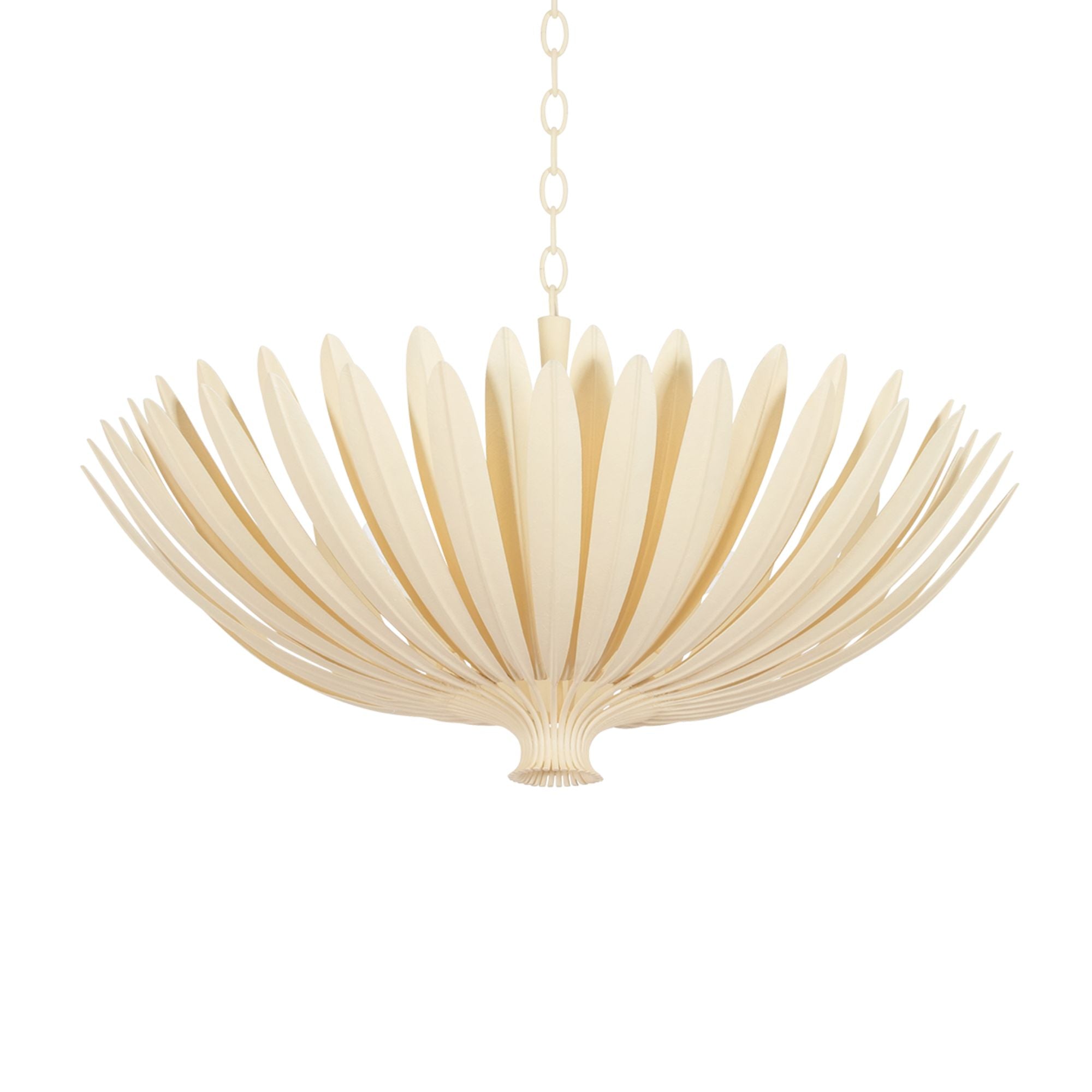 Hudson Valley Whitfield 35.5 in. 8-Light Chandelier, Cream Plaster
