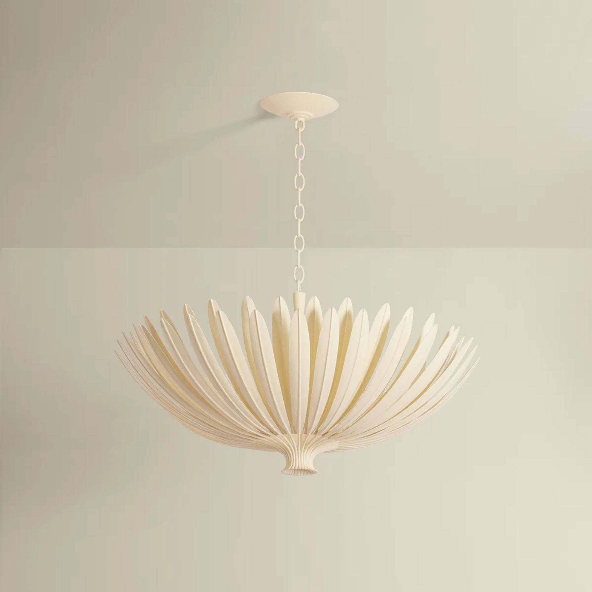 Hudson Valley Whitfield 35.5 in. 8-Light Chandelier, Cream Plaster