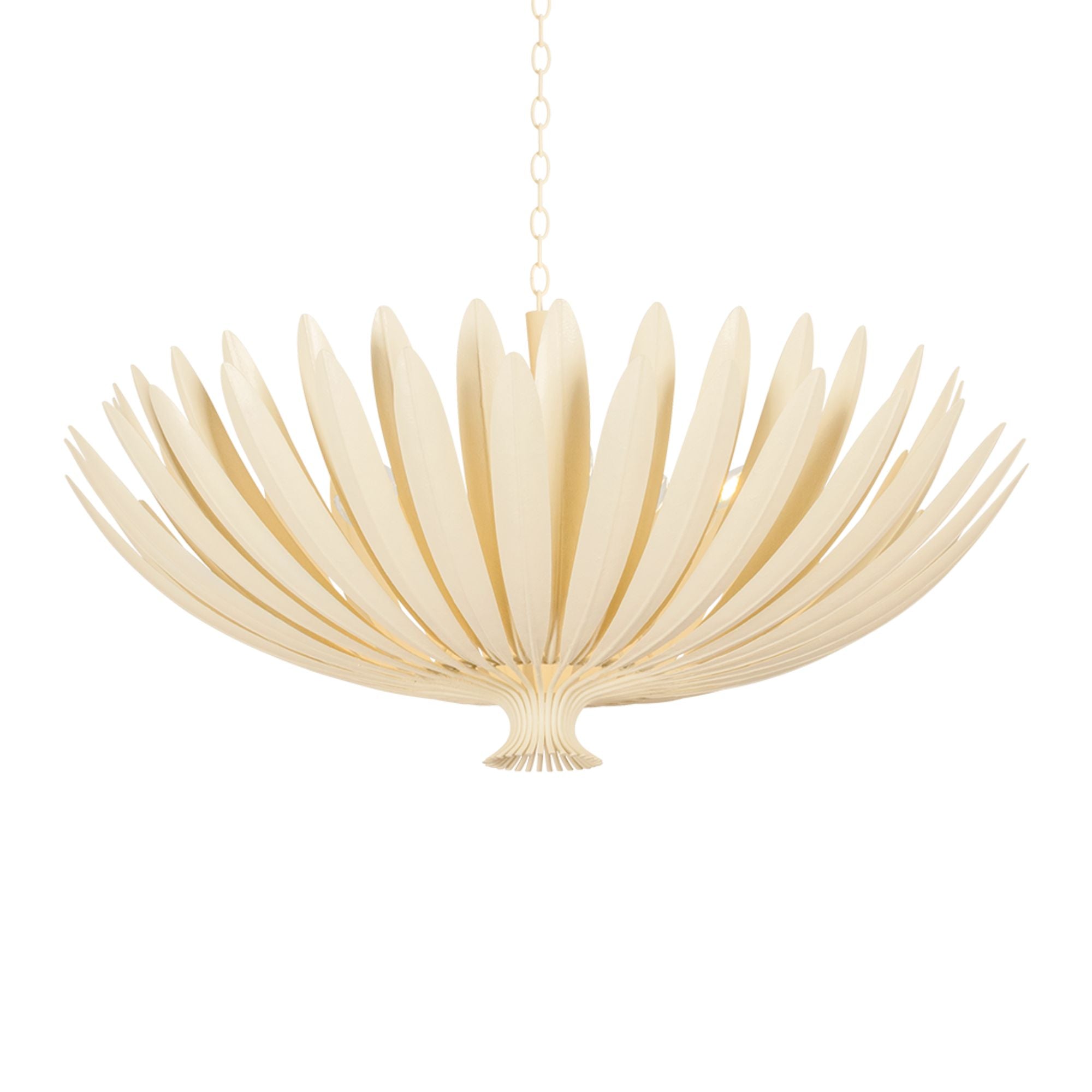 Hudson Valley Whitfield 48 in. 12-Light Chandelier, Cream Plaster