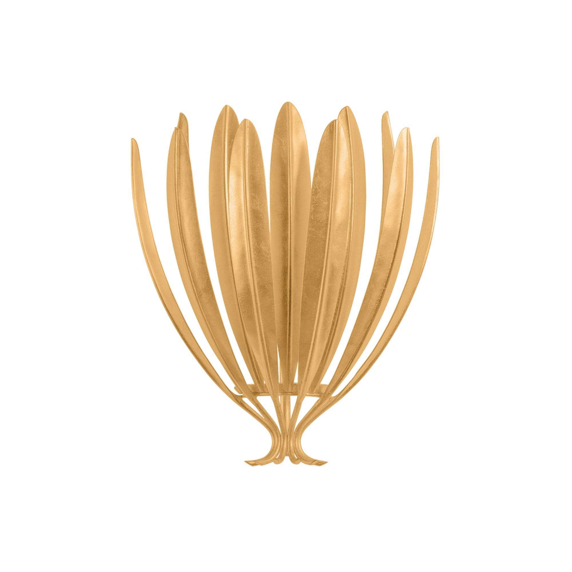 Hudson Valley Whitfield 13 in. Wall Sconce, Vintage Gold Leaf