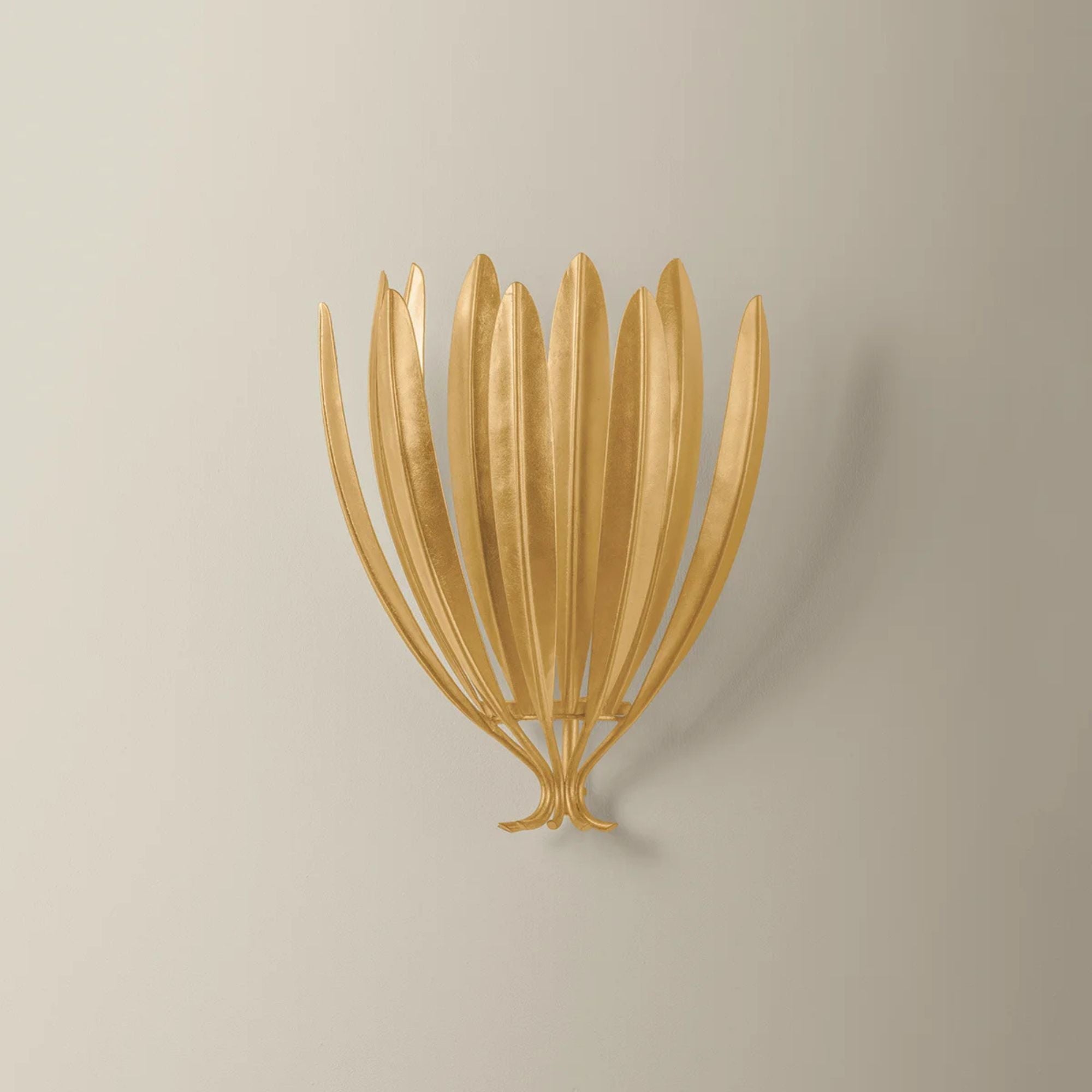 Hudson Valley Whitfield 13 in. Wall Sconce, Vintage Gold Leaf