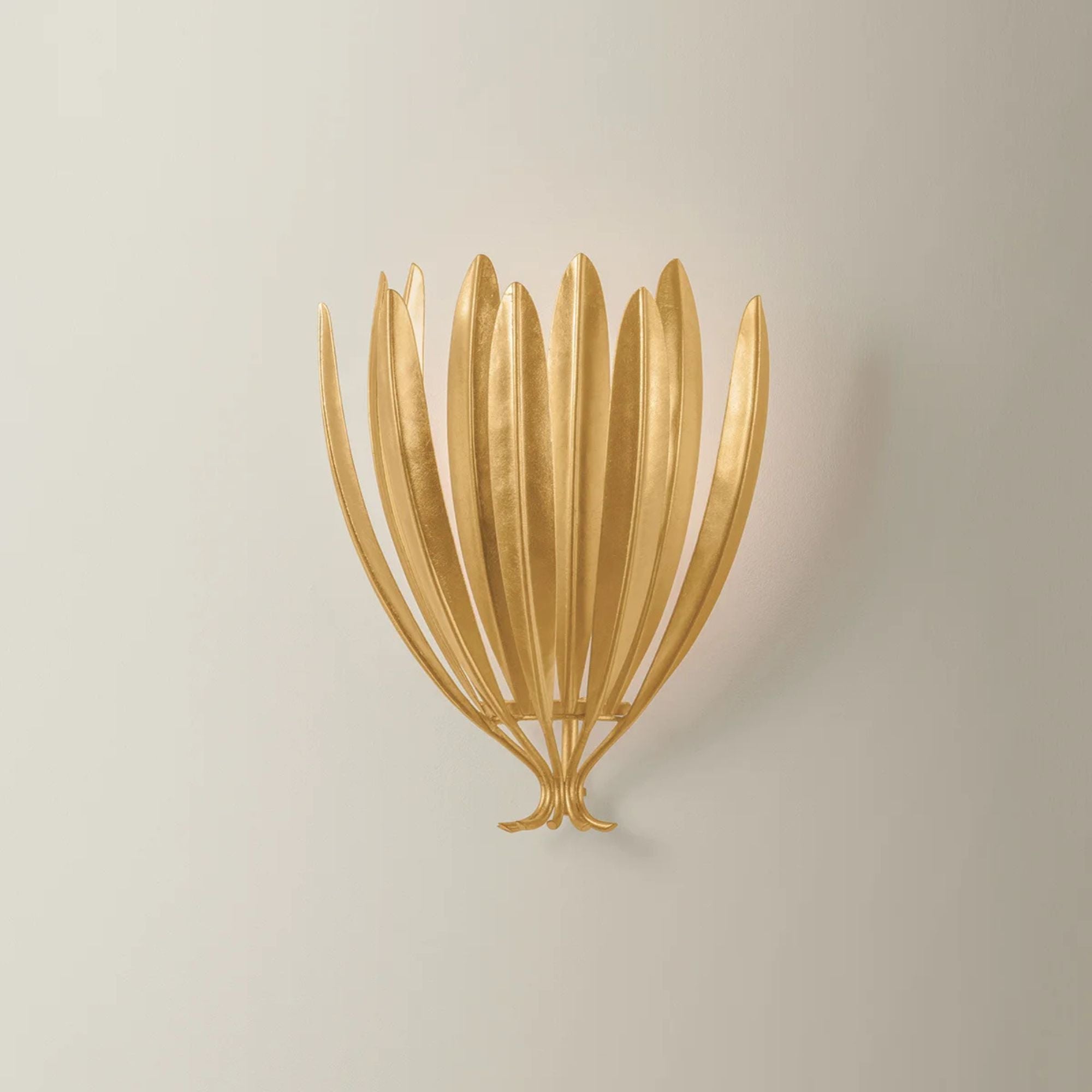 Hudson Valley Whitfield 13 in. Wall Sconce, Vintage Gold Leaf