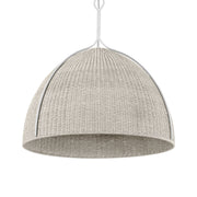 Woodlawn 28" Pendant, White Plaster Finish