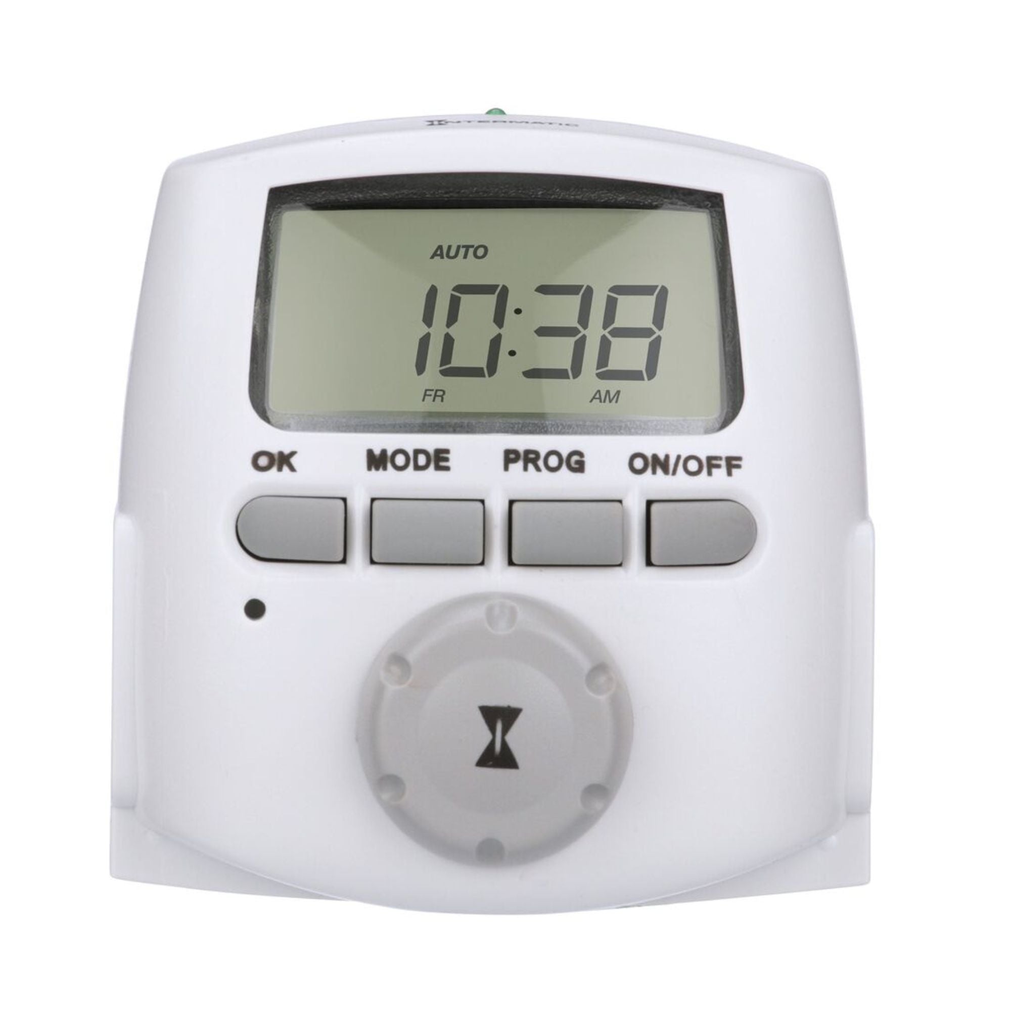 7-Day Indoor Digital Plug-In Timer Switch, White