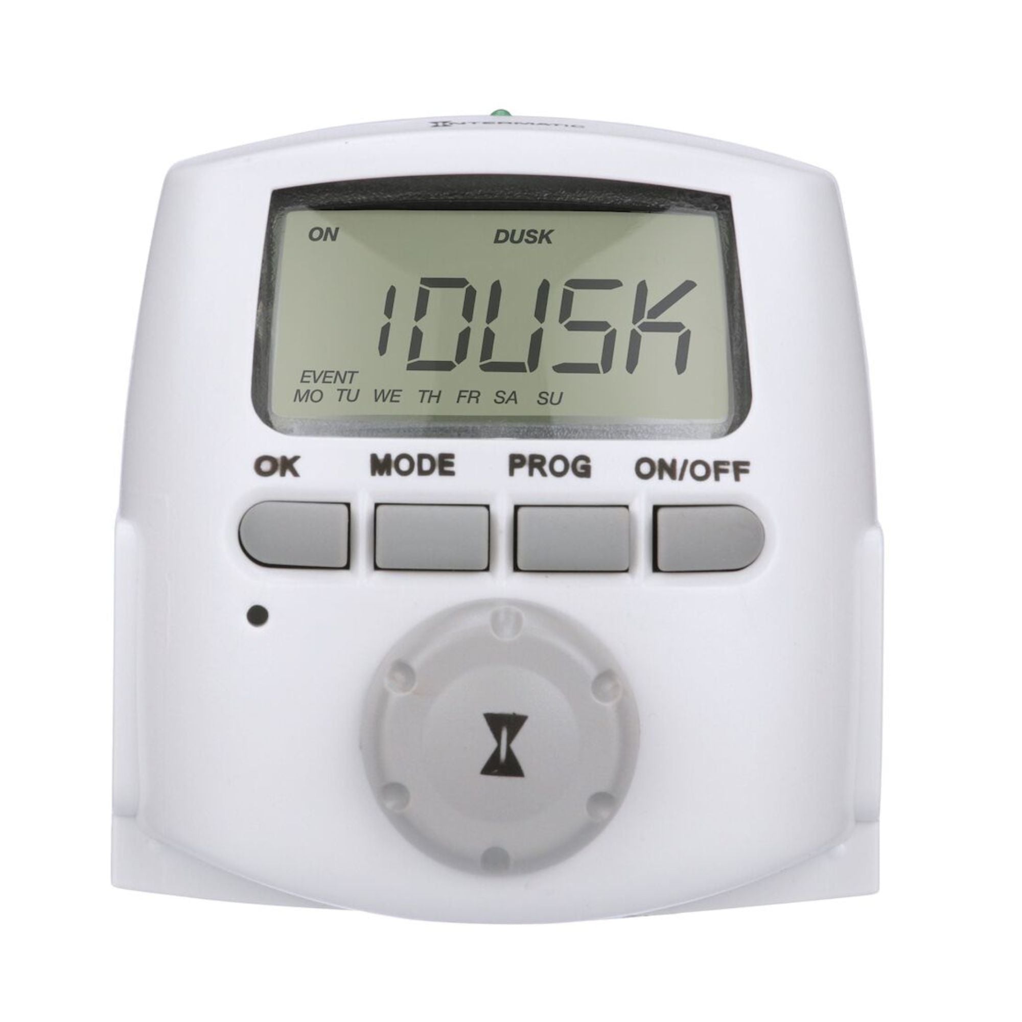 7-Day Indoor Digital Plug-In Timer Switch, White - Bees Lighting