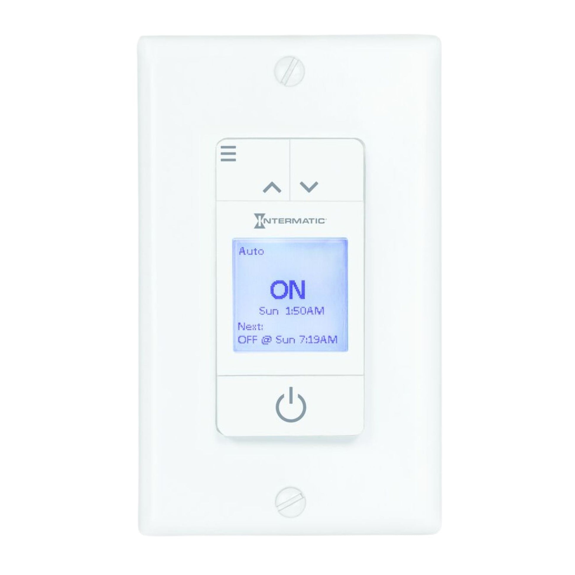 Ascend Standard 15 Amp 7-Day Programmable In-Wall Timer, 120V, White - Bees Lighting