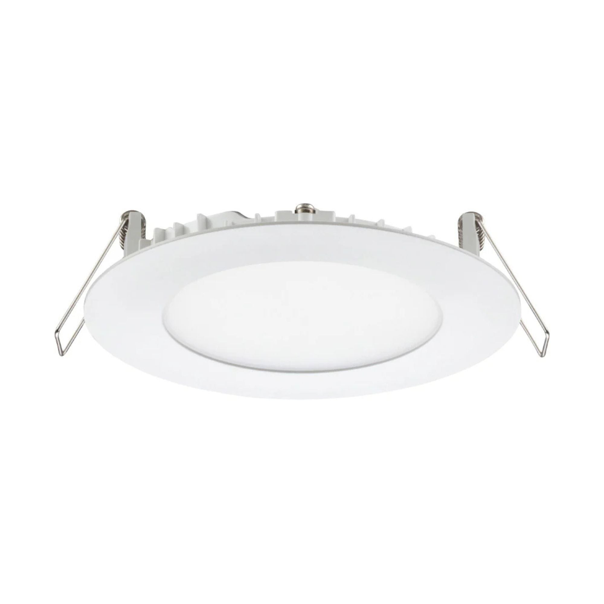 4" Wafer Ultra-Thin LED Recessed Light, 700 Lumens, Selectable CCT, White Finish