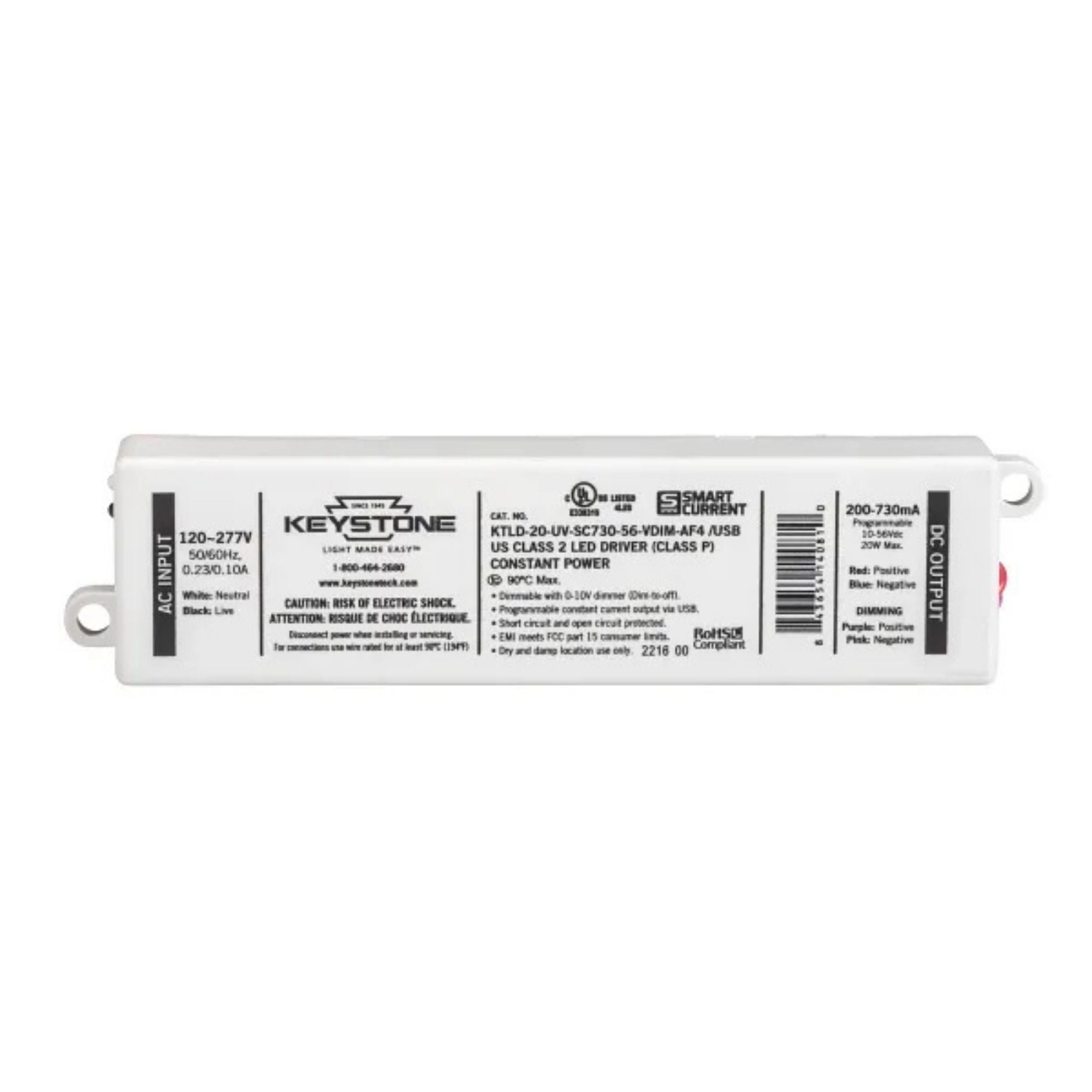 Keystone Technologies - SmartCurrent USB Programmable LED Driver | Bees Lighting