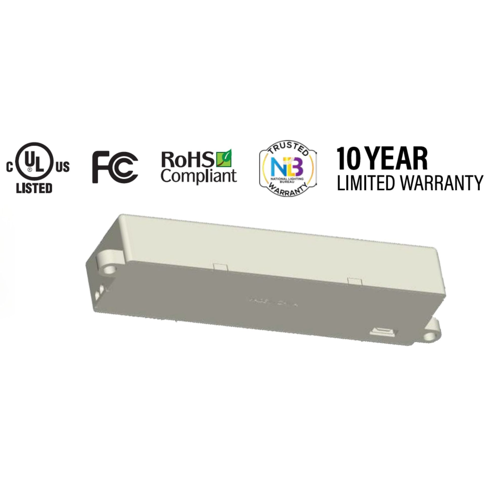 Keystone Technologies - Programmable Constant Current LED Driver, 20W, 200-730mA, 0-10V Dimming, 120-277V | Bees Lighting