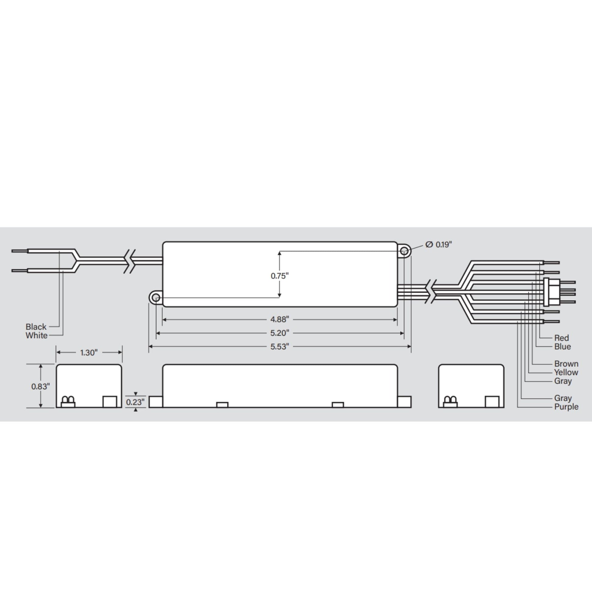 Keystone Technologies - Programmable Constant Current LED Driver, 20W, 200-730mA, 0-10V Dimming, 120-277V | Bees Lighting