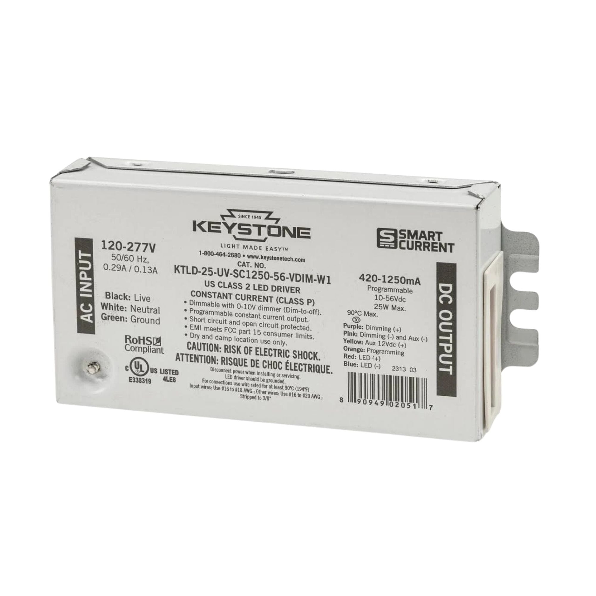 Keystone Technologies - SmartCurrent USB Programmable LED Driver | Bees Lighting
