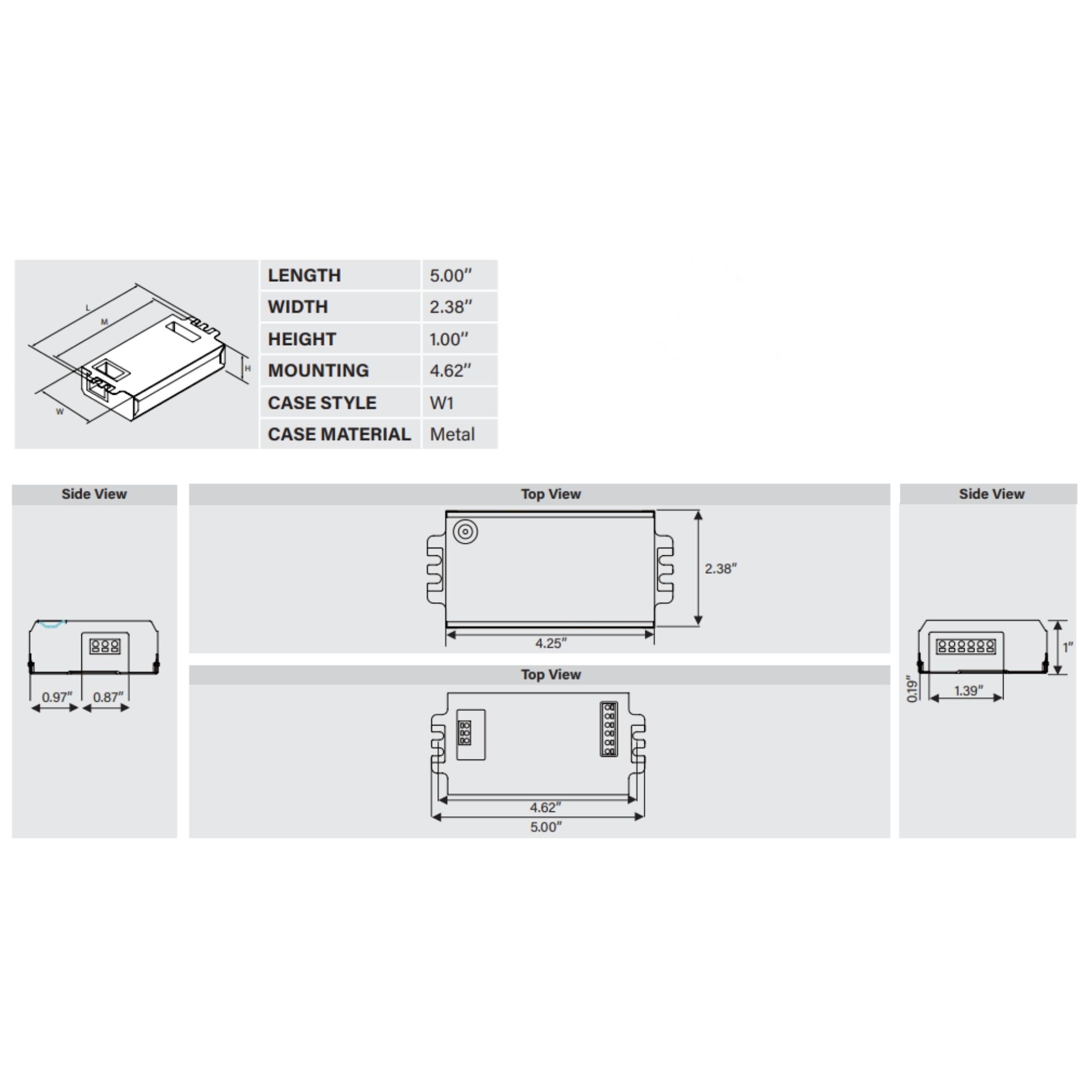 Keystone Technologies - Programmable Constant Current LED Driver, 25W, 420-1250mA, 0-10V Dimming, 120-277V | Bees Lighting