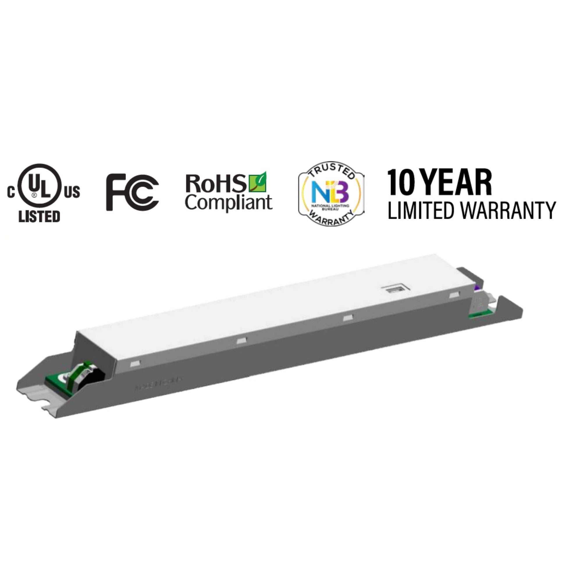 Keystone Technologies - SmartCurrent 30W Linear Programmable LED Driver 350-1050mA, 0-10V Dimming, 120-277V | Bees Lighting
