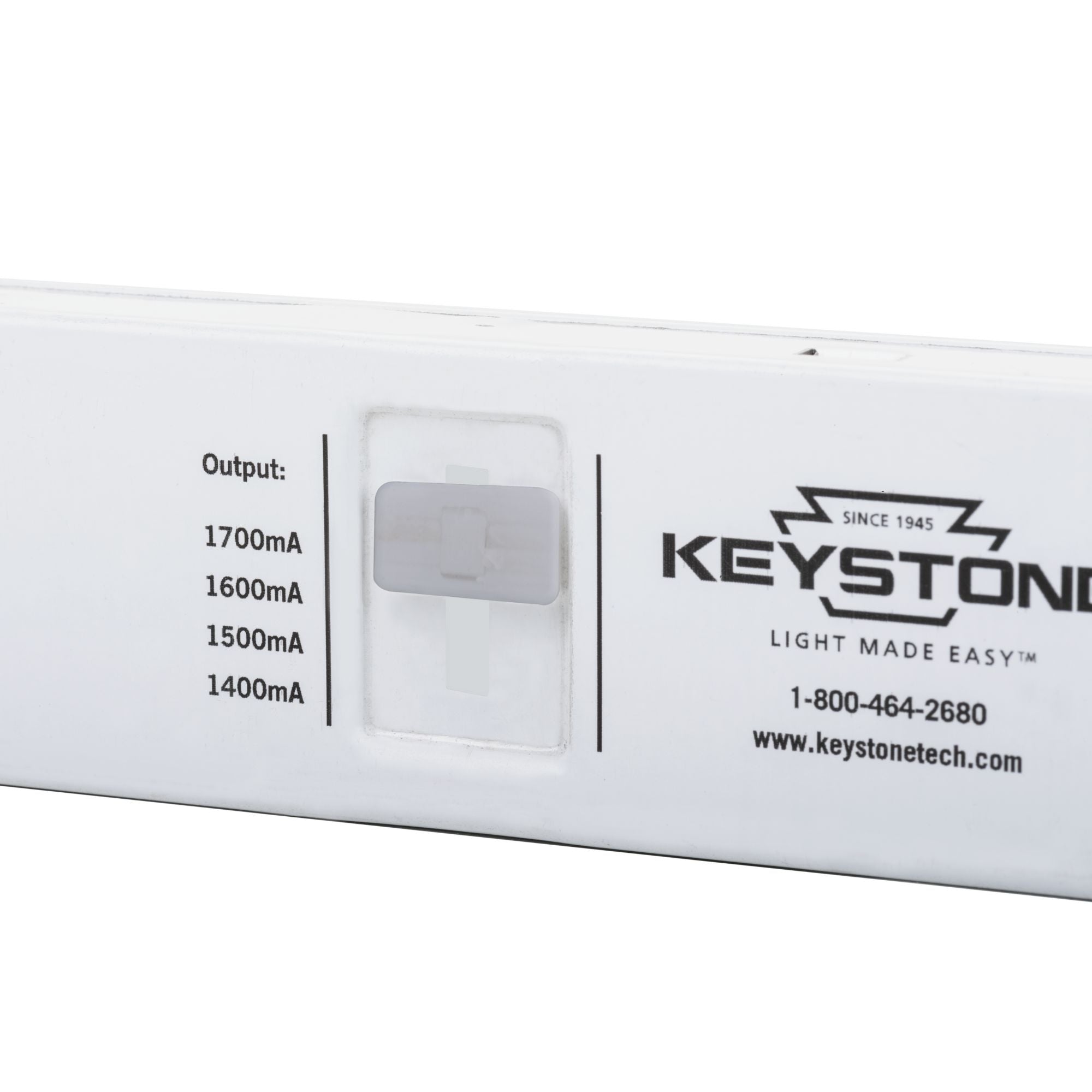 75 Watts LED Driver, Selectable Current 1400-1700mA, 0-10V Dimming, 120-277V