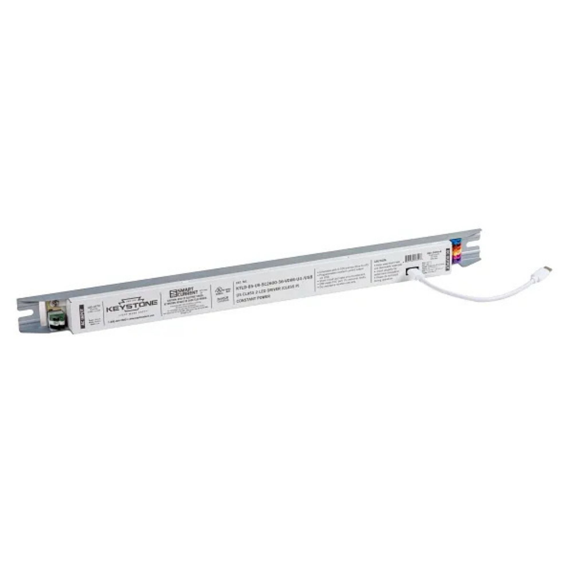Keystone Technologies - SmartCurrent 85W Linear Programmable LED Driver 860-2600mA, 0-10V Dimming, 120-277V | Bees Lighting