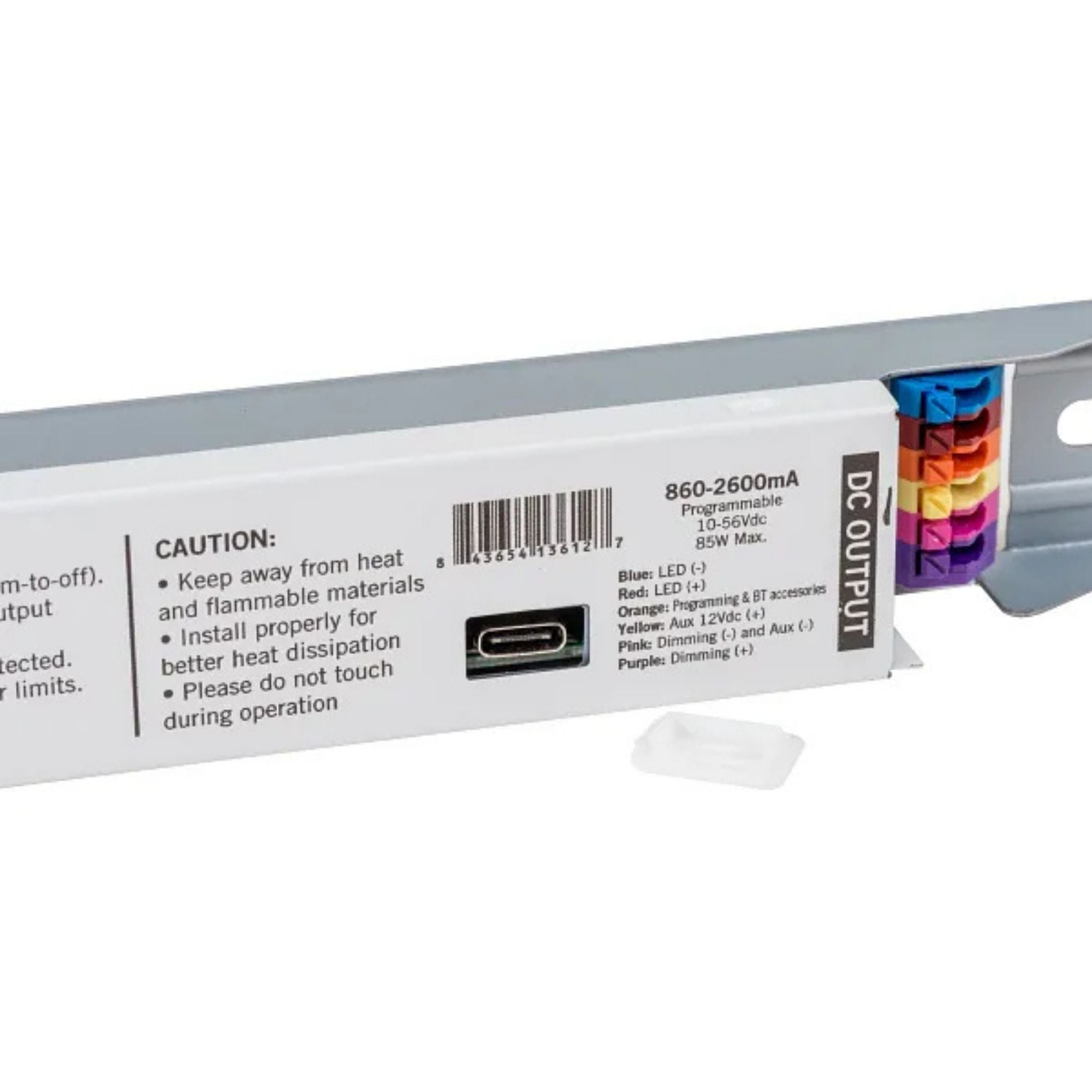 Keystone Technologies - SmartCurrent 85W Linear Programmable LED Driver 860-2600mA, 0-10V Dimming, 120-277V | Bees Lighting