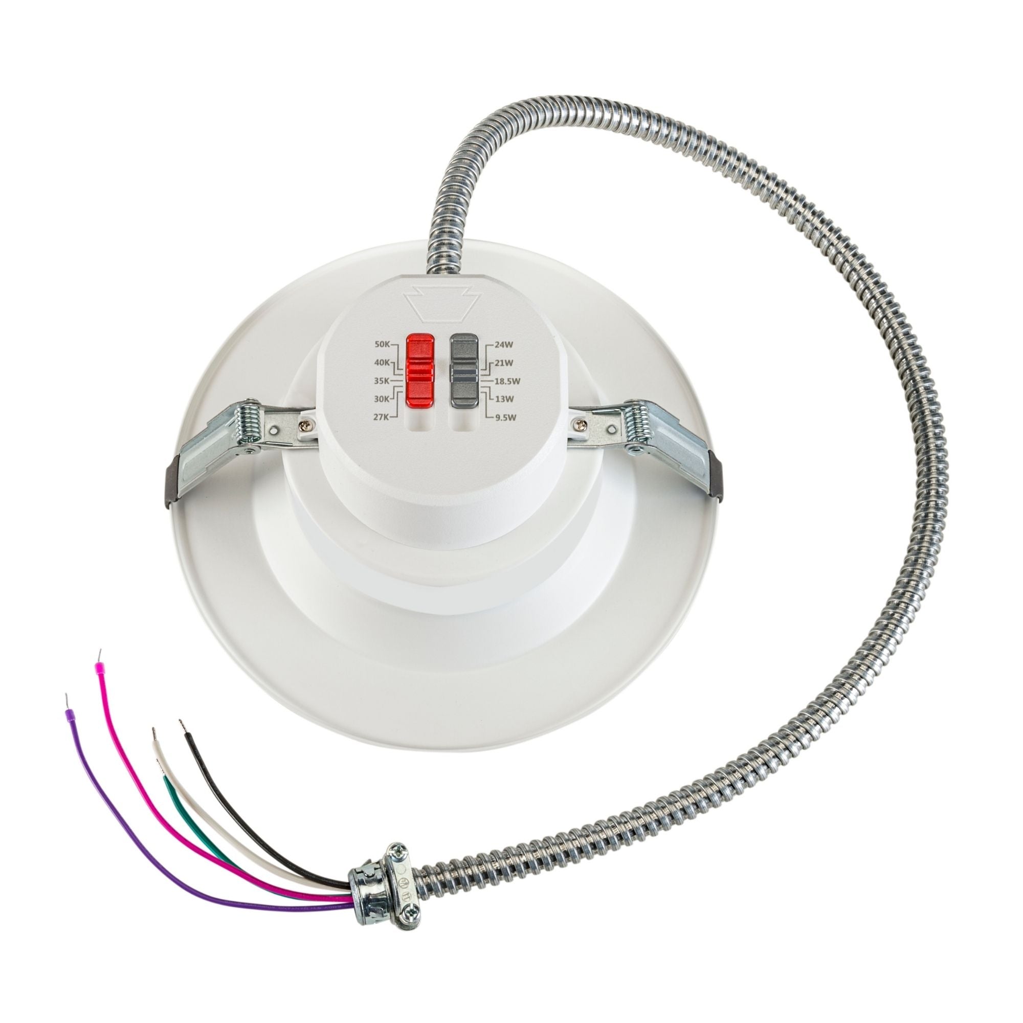 Advanta 6" LED Commercial Downlight, 2800 Lm, 5-CCT, 120-277V