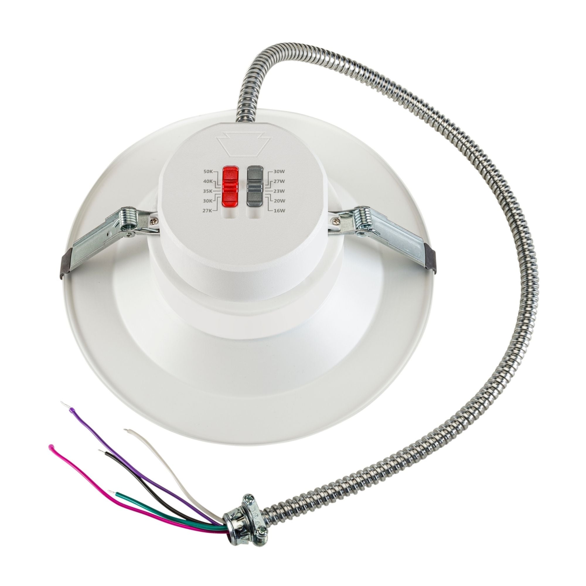 Advanta 8" LED Commercial Downlight, 3400 Lm, 5-CCT, 120-277V