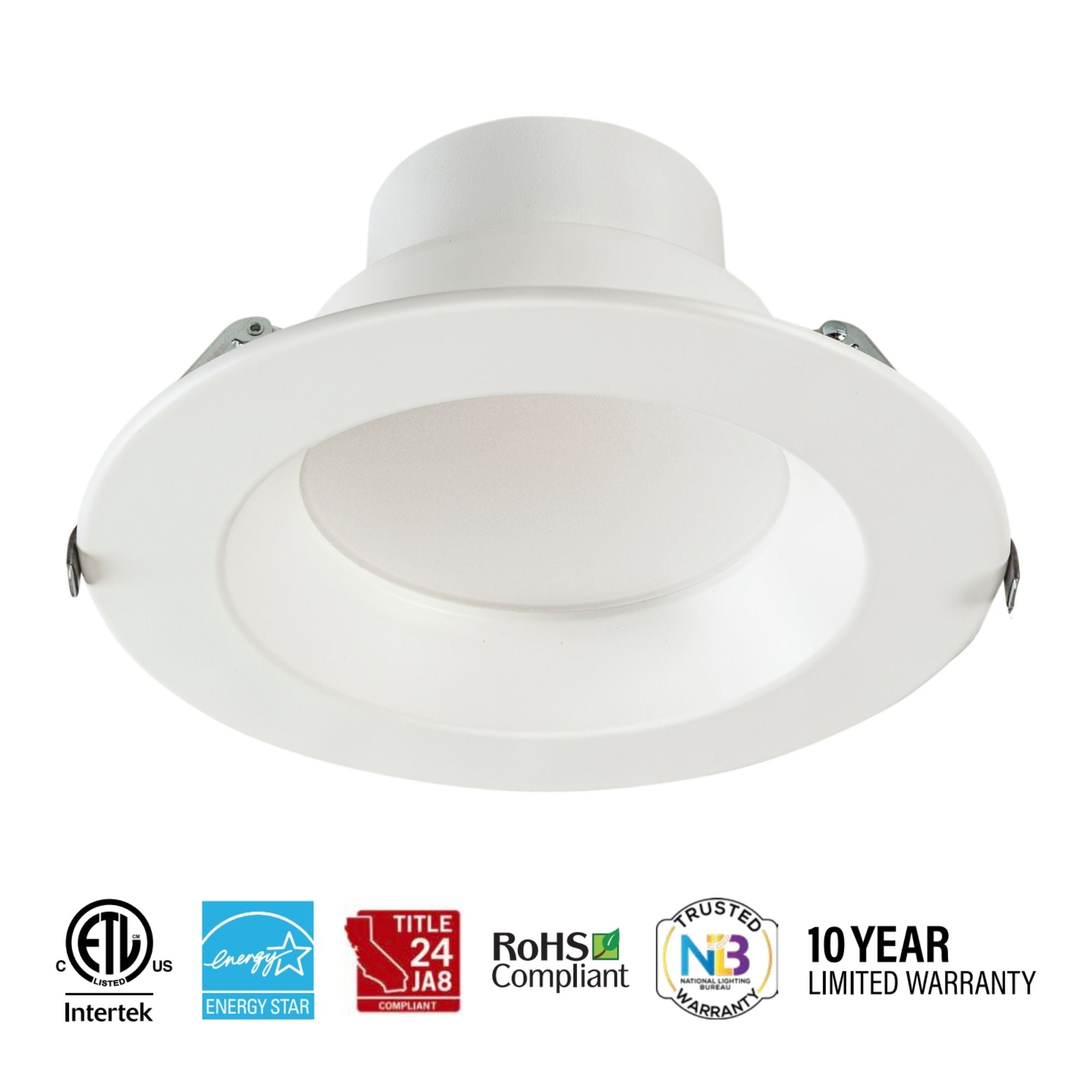 Advanta 10" LED Commercial Downlight, 4200 Lm, 5-CCT, 120-277V
