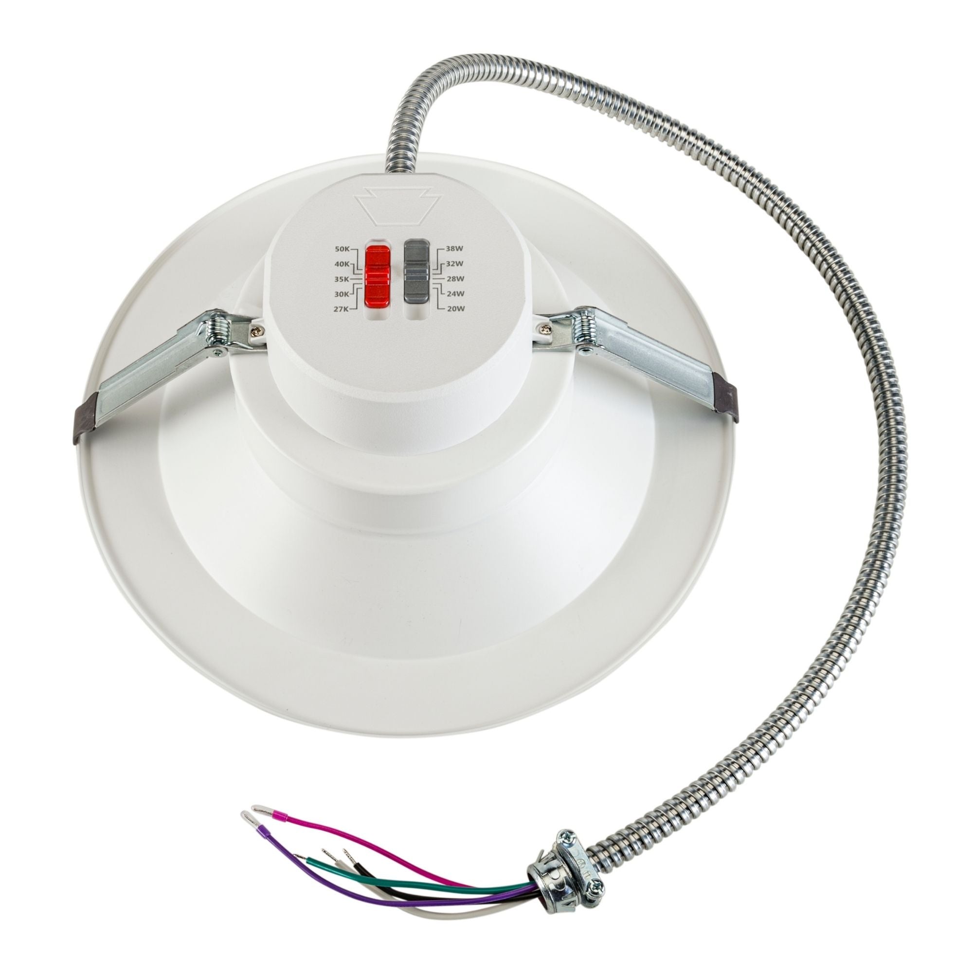 Advanta 10" LED Commercial Downlight, 4200 Lm, 5-CCT, 120-277V