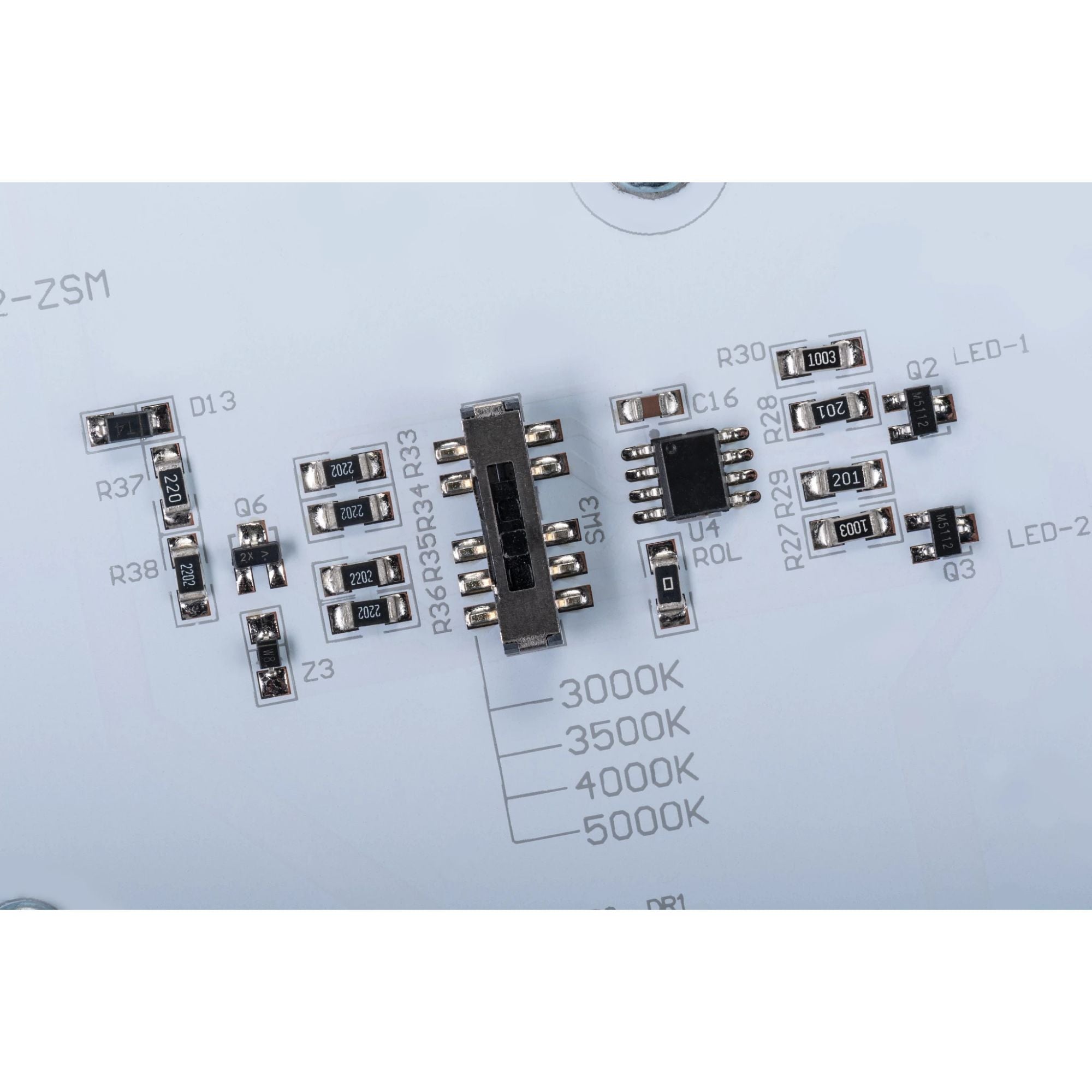 13" Round Flush Mount LED Retrofit Kit, 4200lm, Selectable CCT, 120-277V