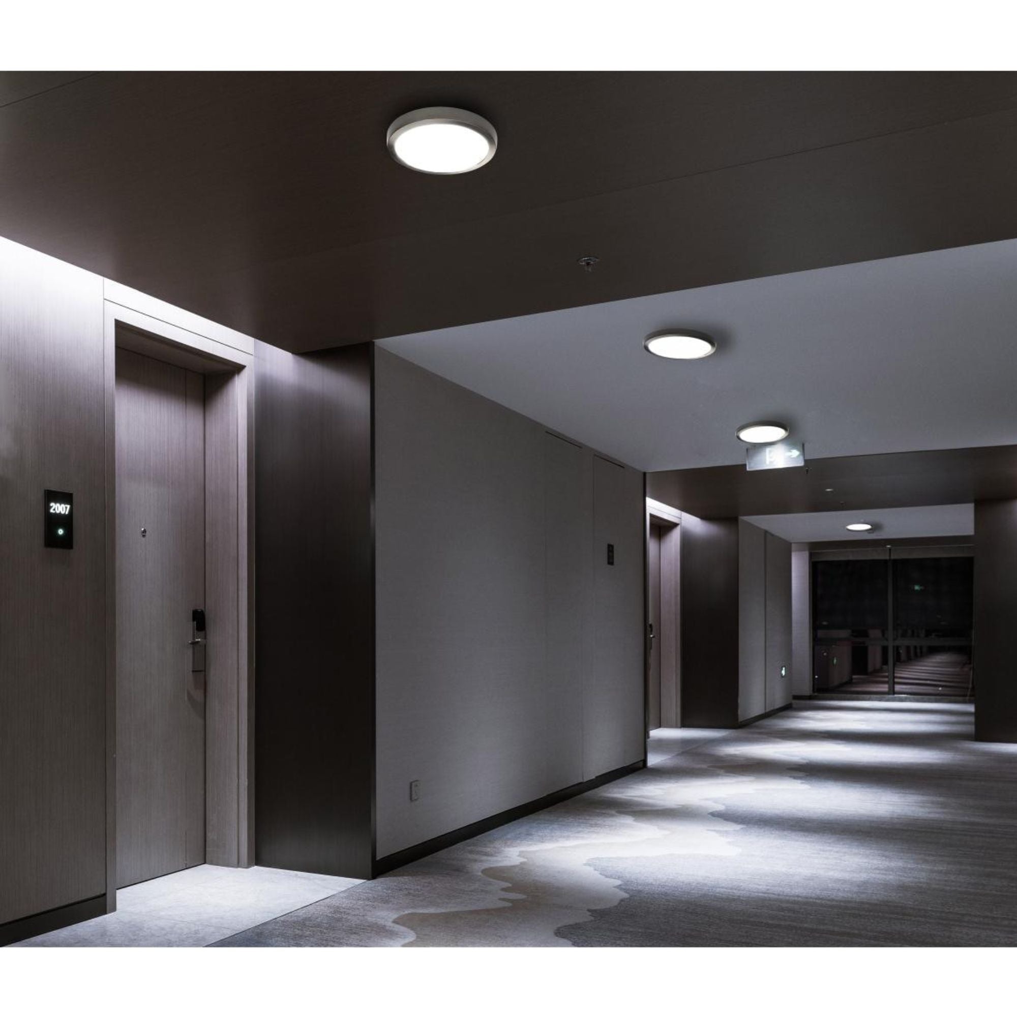 13" Round Flush Mount LED Retrofit Kit, 4200lm, Selectable CCT, 120-277V