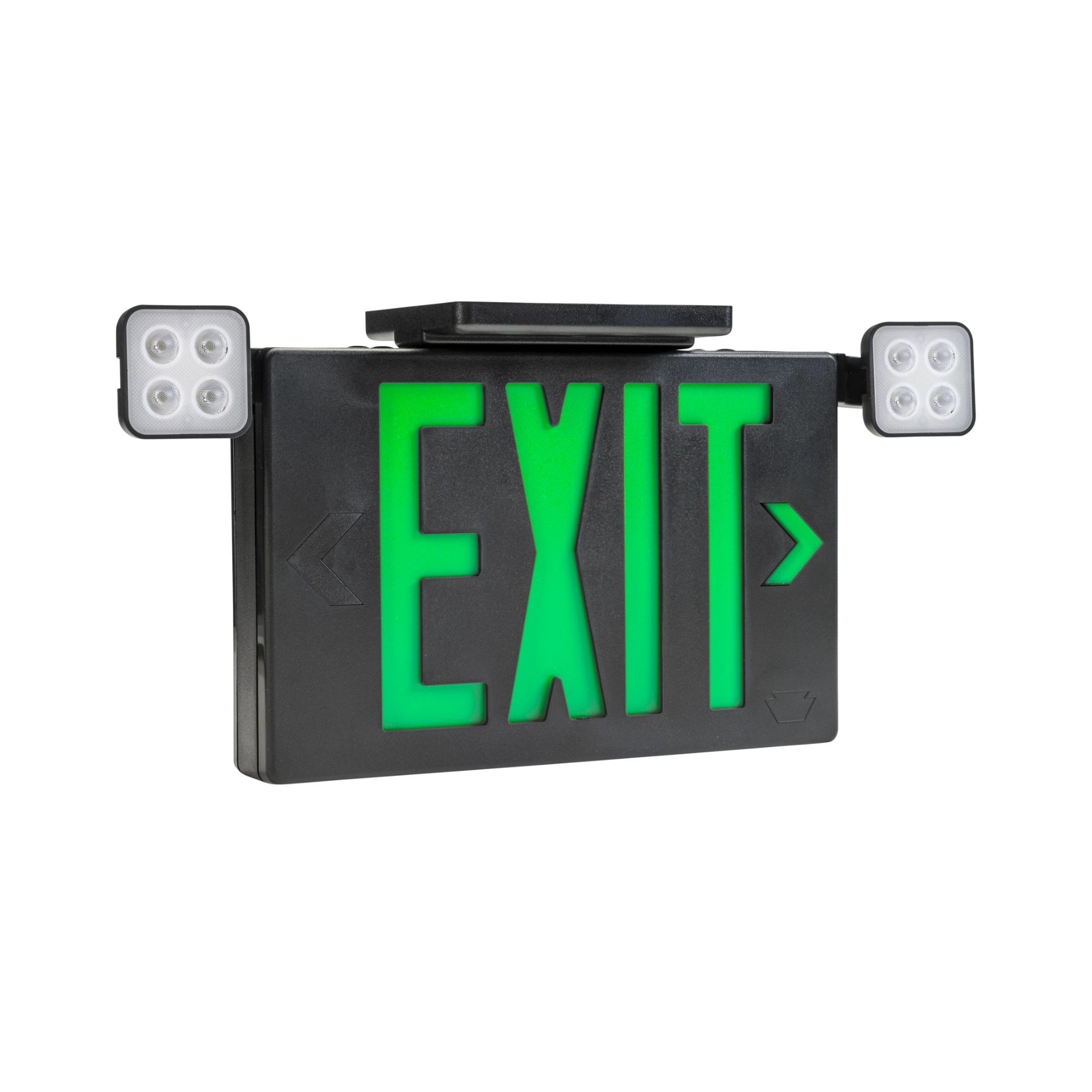 Keystone Adjustable Head Combo Exit Sign - Bees Lighting