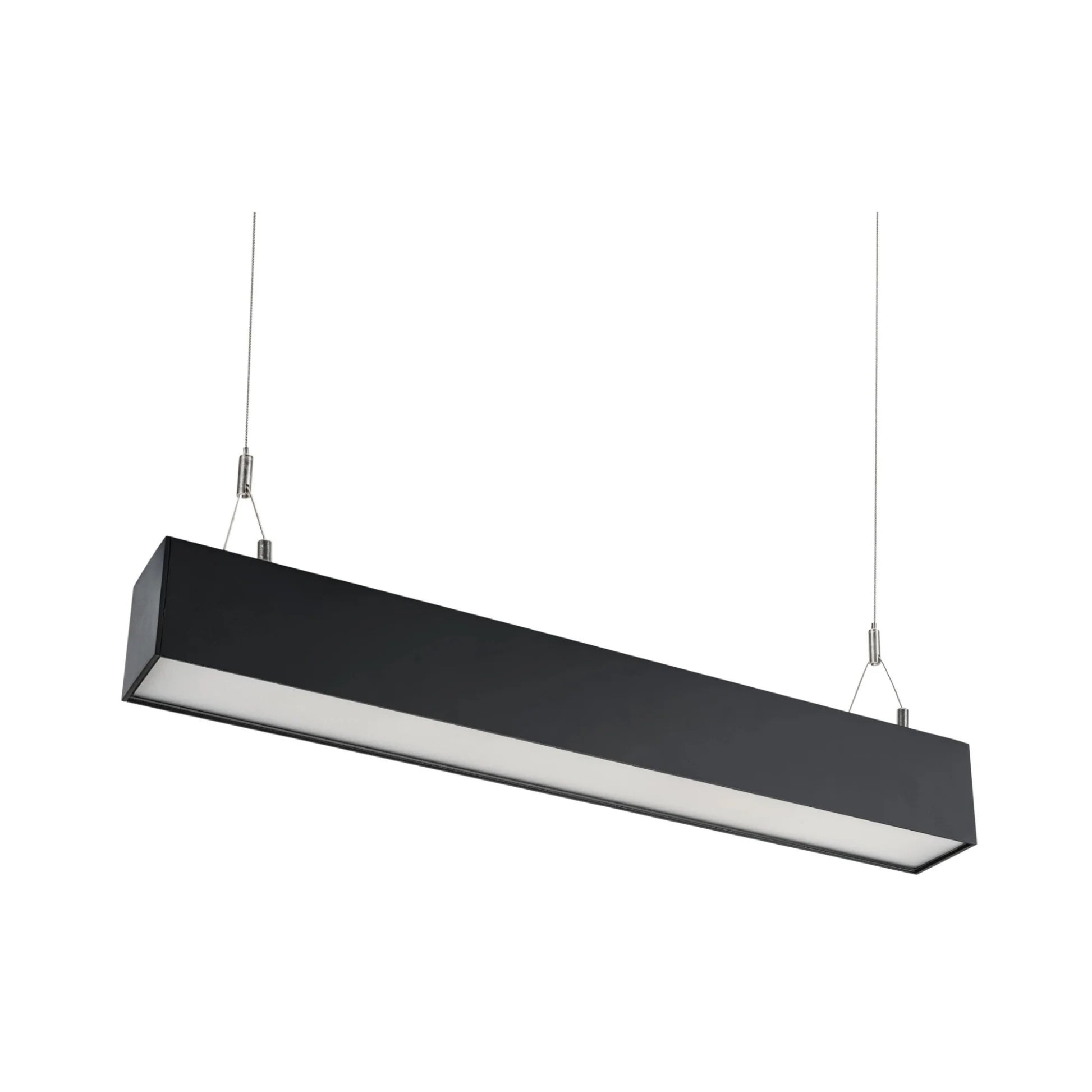2ft LED Linear Light, 20W, 2600 Lumens, 5 CCT Selectable, Black, 120-277V - Bees Lighting