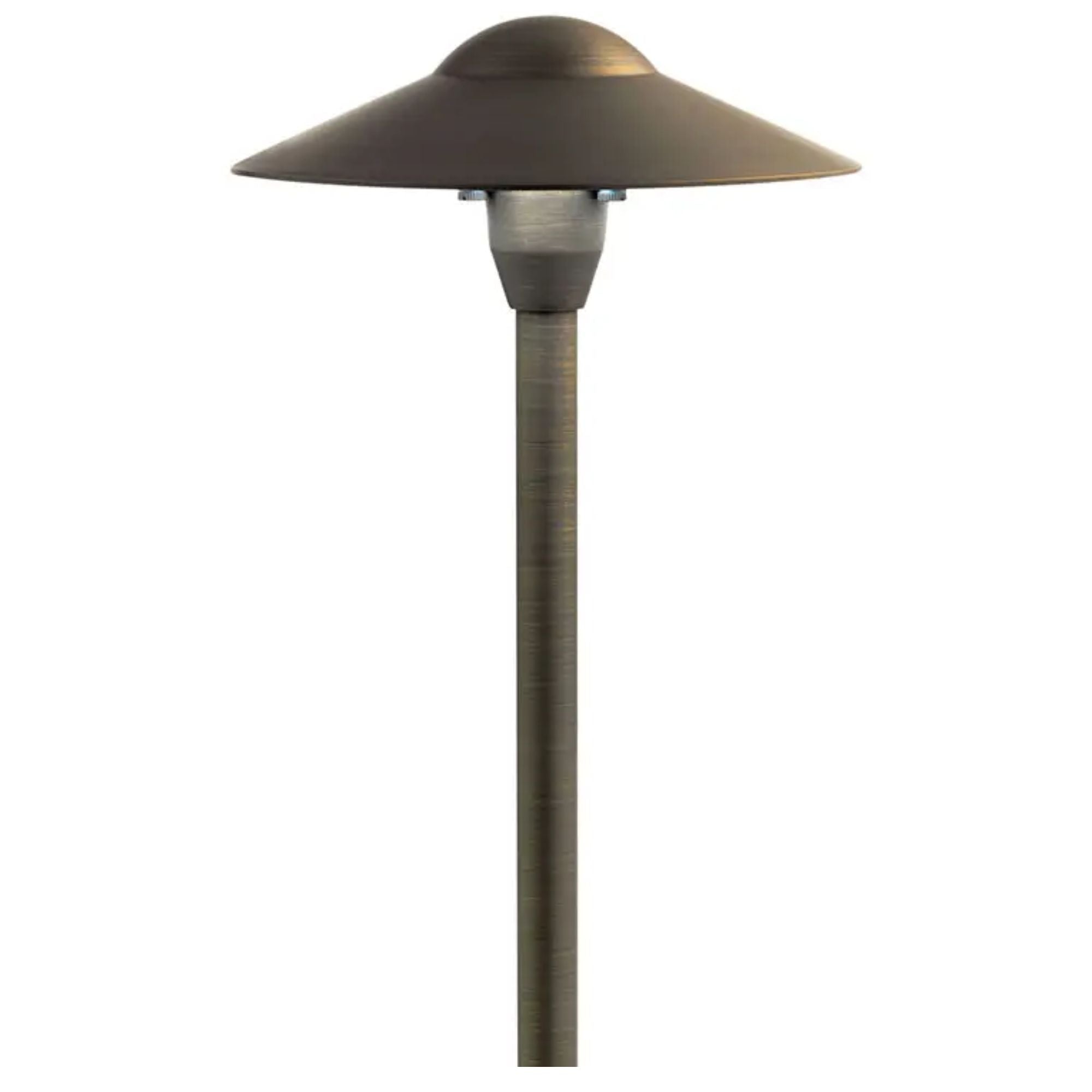 Kichler Domed 21" LED Retrofit Path Light in Centennial Brass