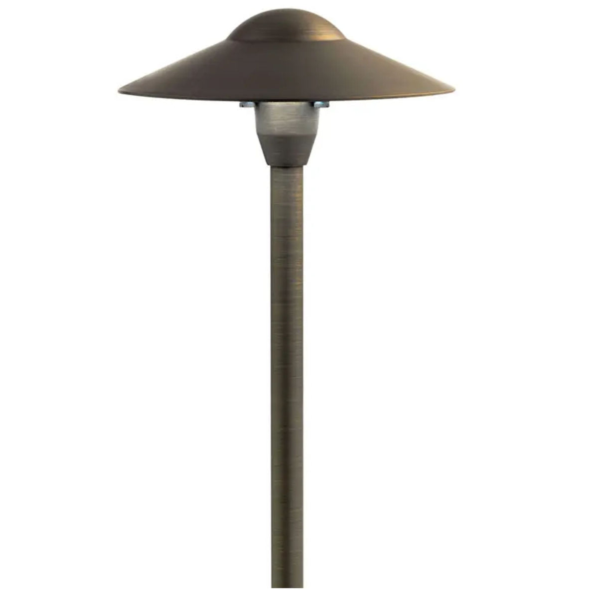 Kichler LED Retrofit 21 in. Dome Path Light in Centennial Brass
