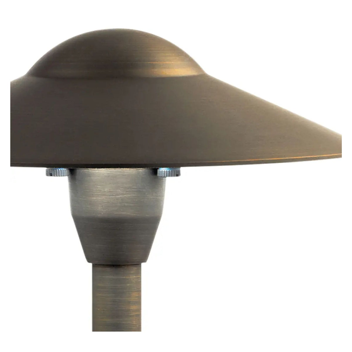 Kichler LED Retrofit 21 in. Dome Path Light in Centennial Brass